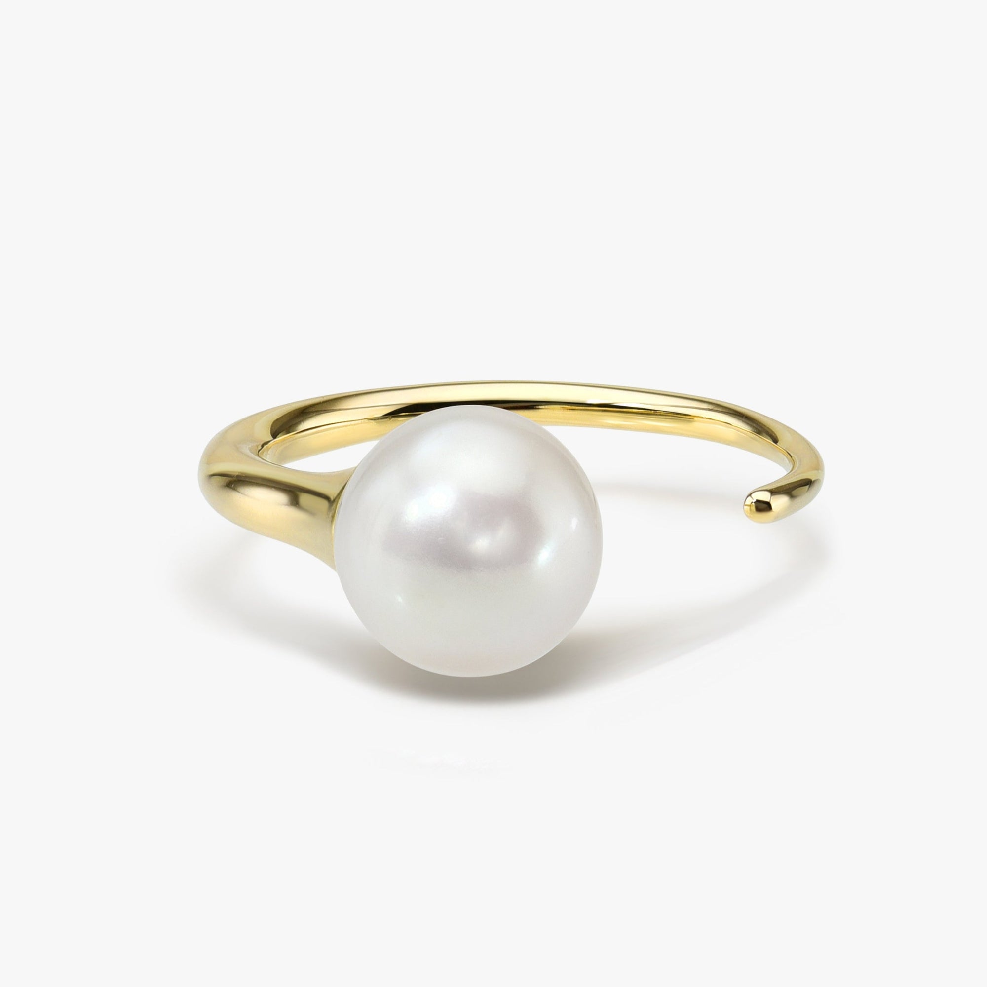 Illusion Ring, White or Pink Pearl