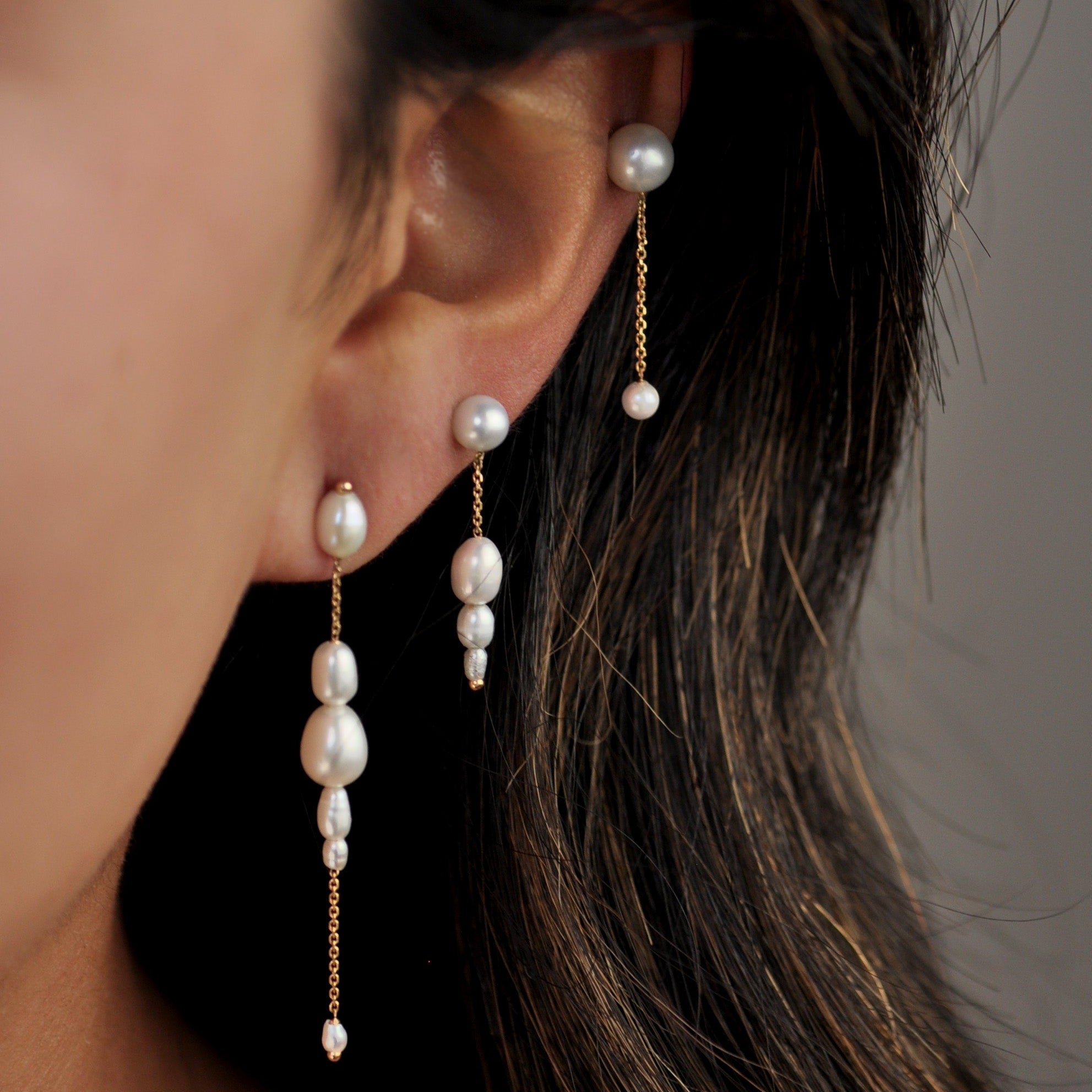 Baby Pearl Drop Earrings