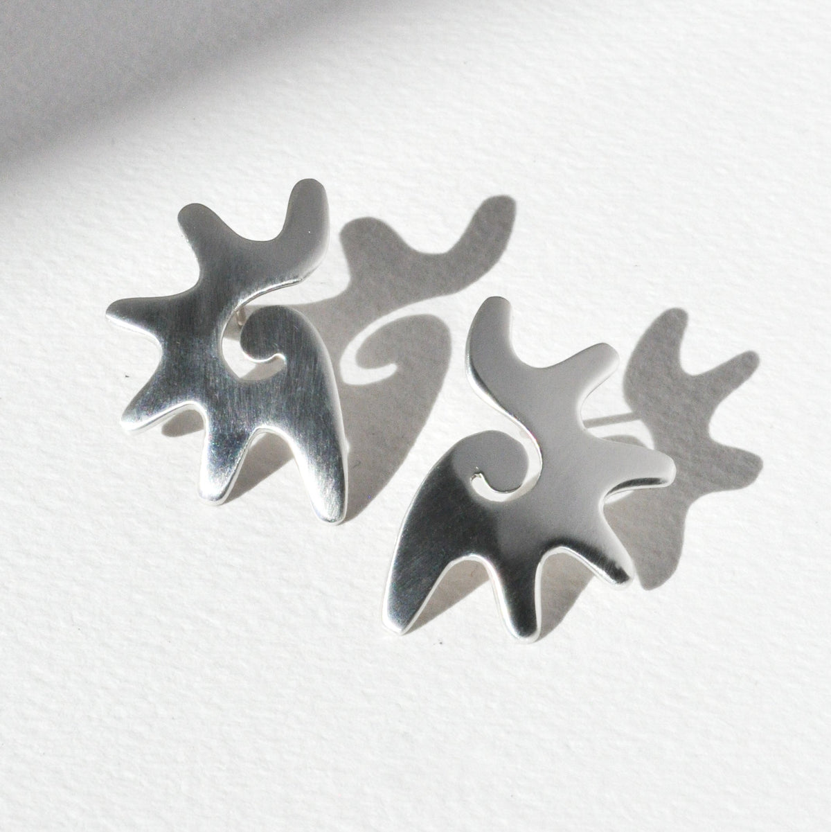 Vintage Sterling Sur Earrings