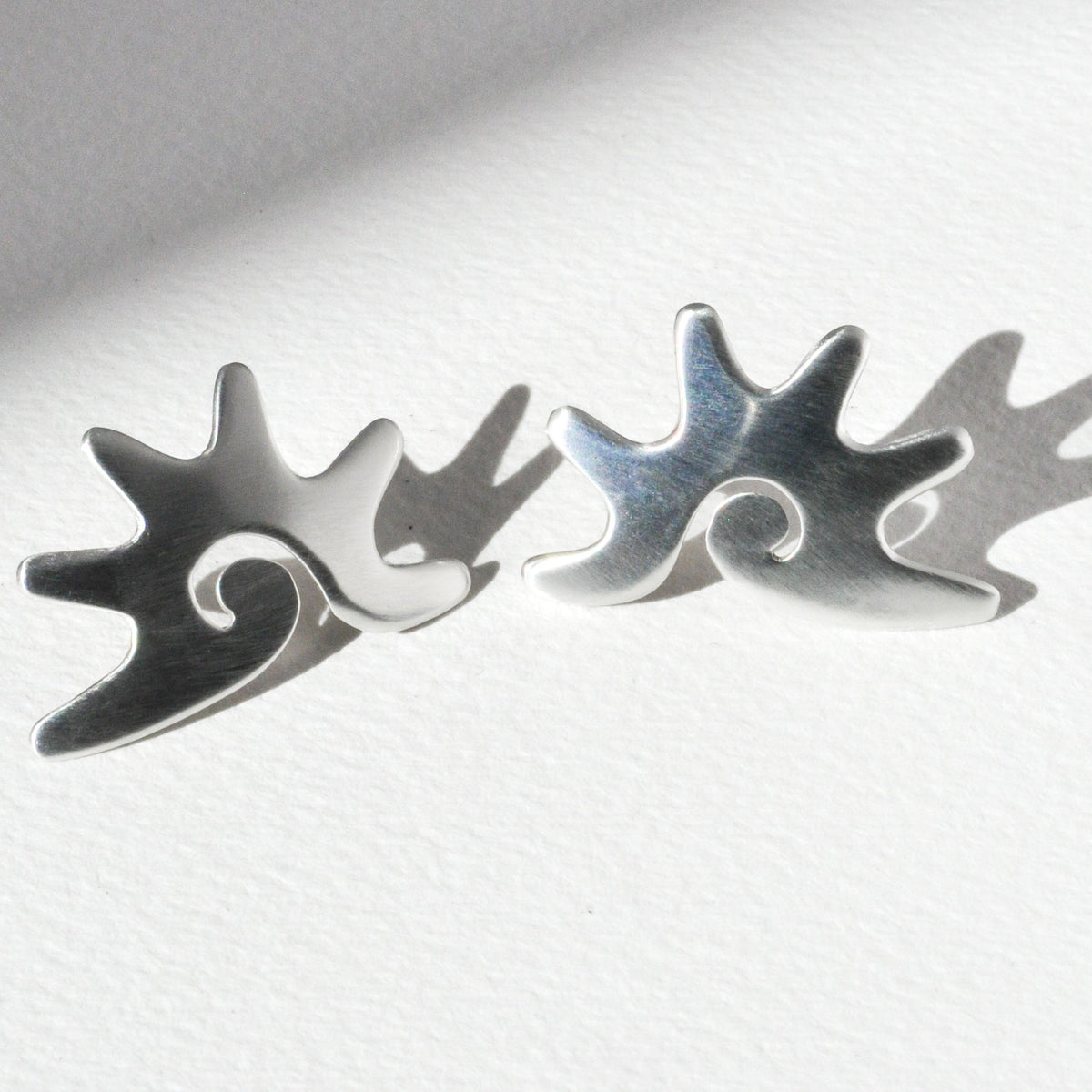 Vintage Sterling Sur Earrings