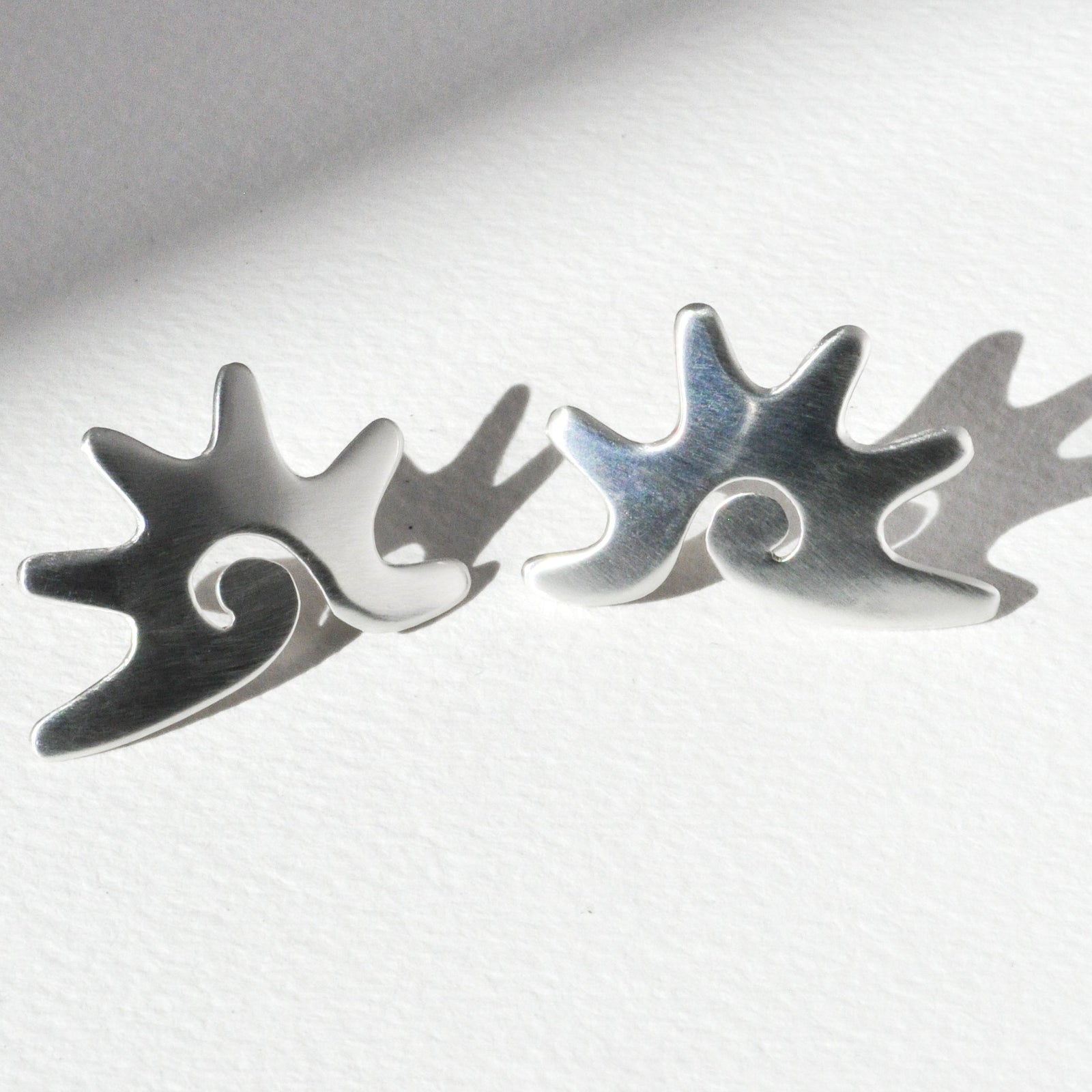 Vintage Sterling Sur Earrings