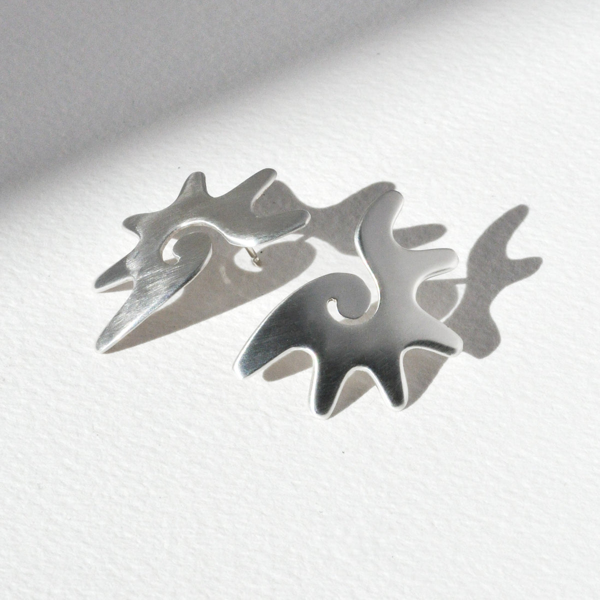 Vintage Sterling Sur Earrings