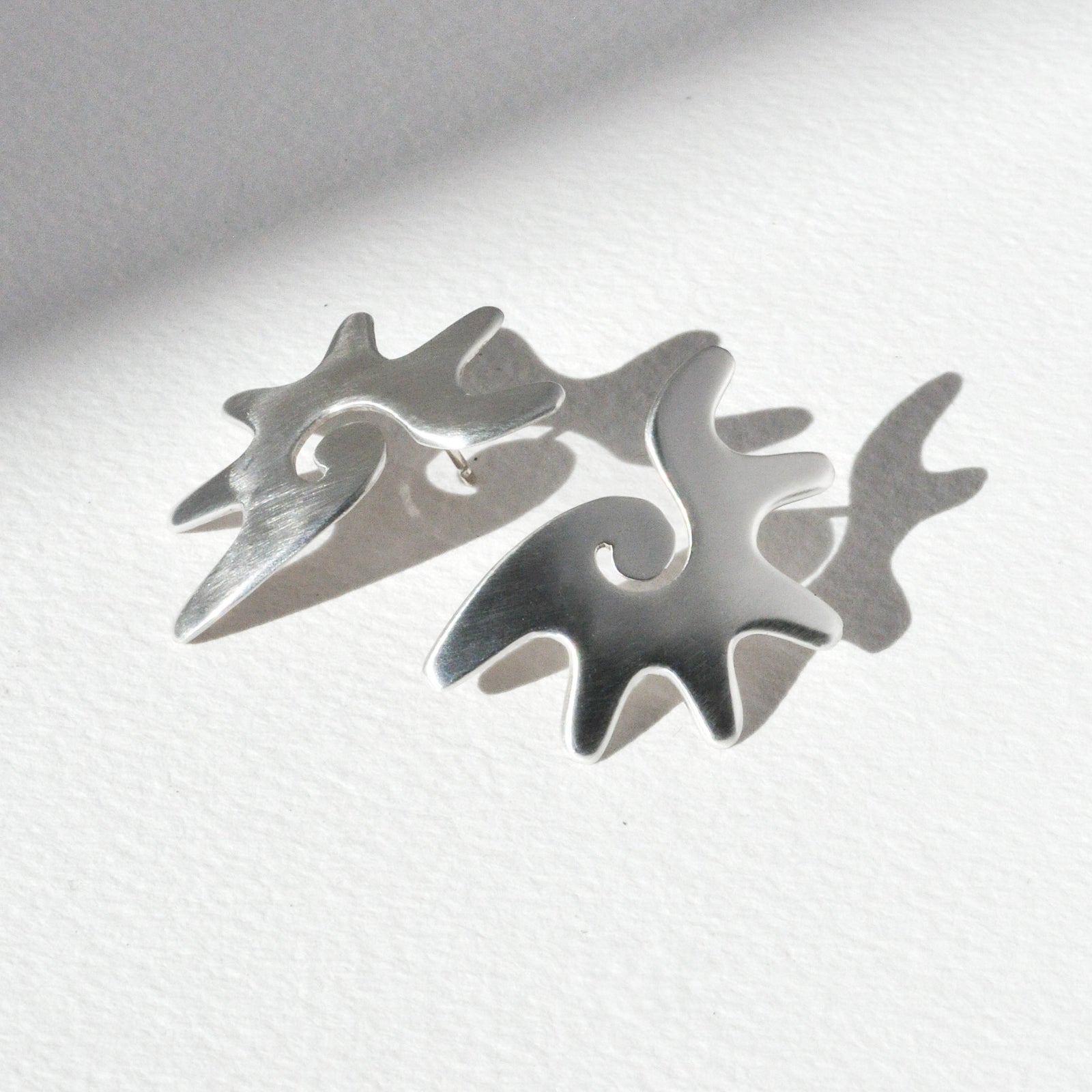 Vintage Sterling Sur Earrings