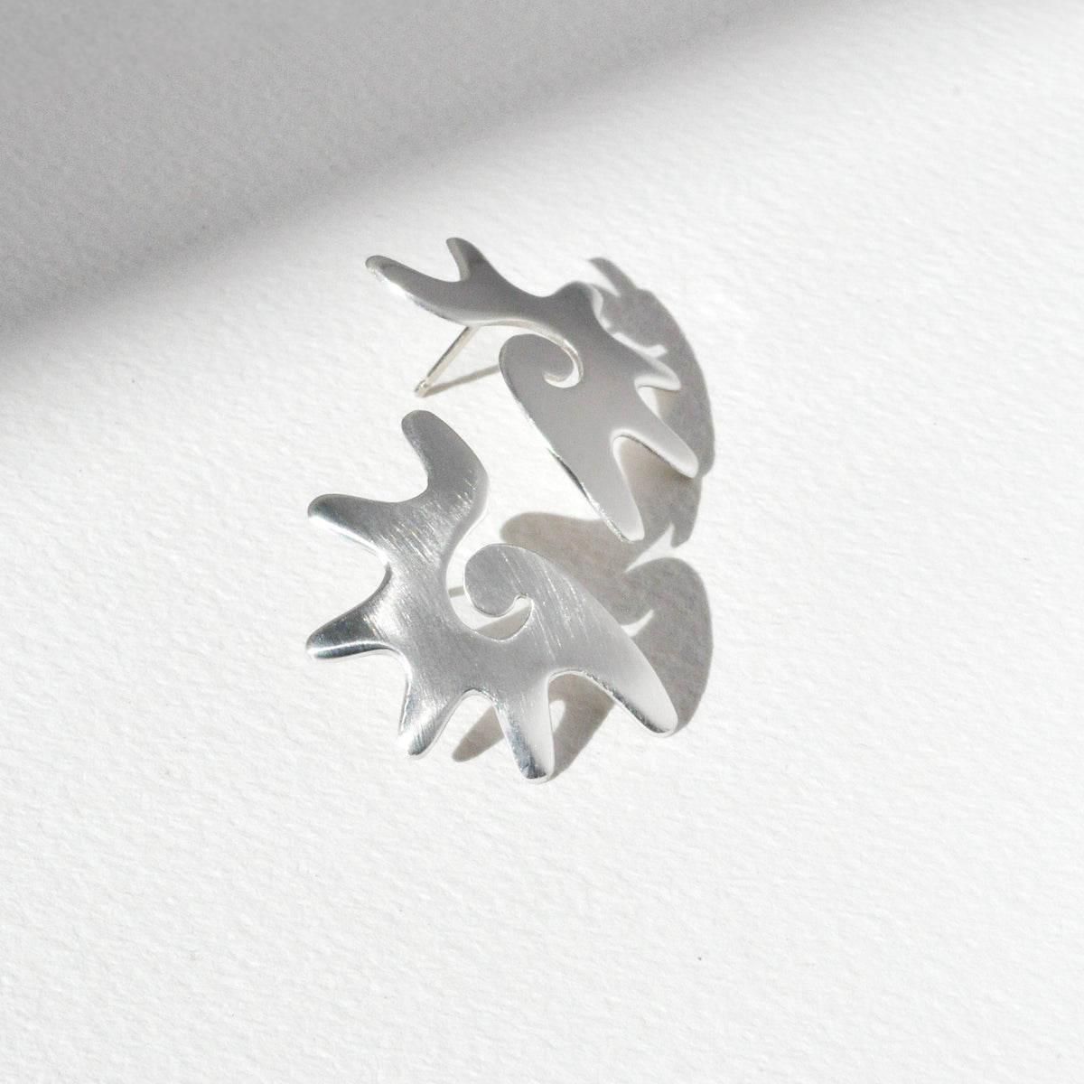 Vintage Sterling Sur Earrings