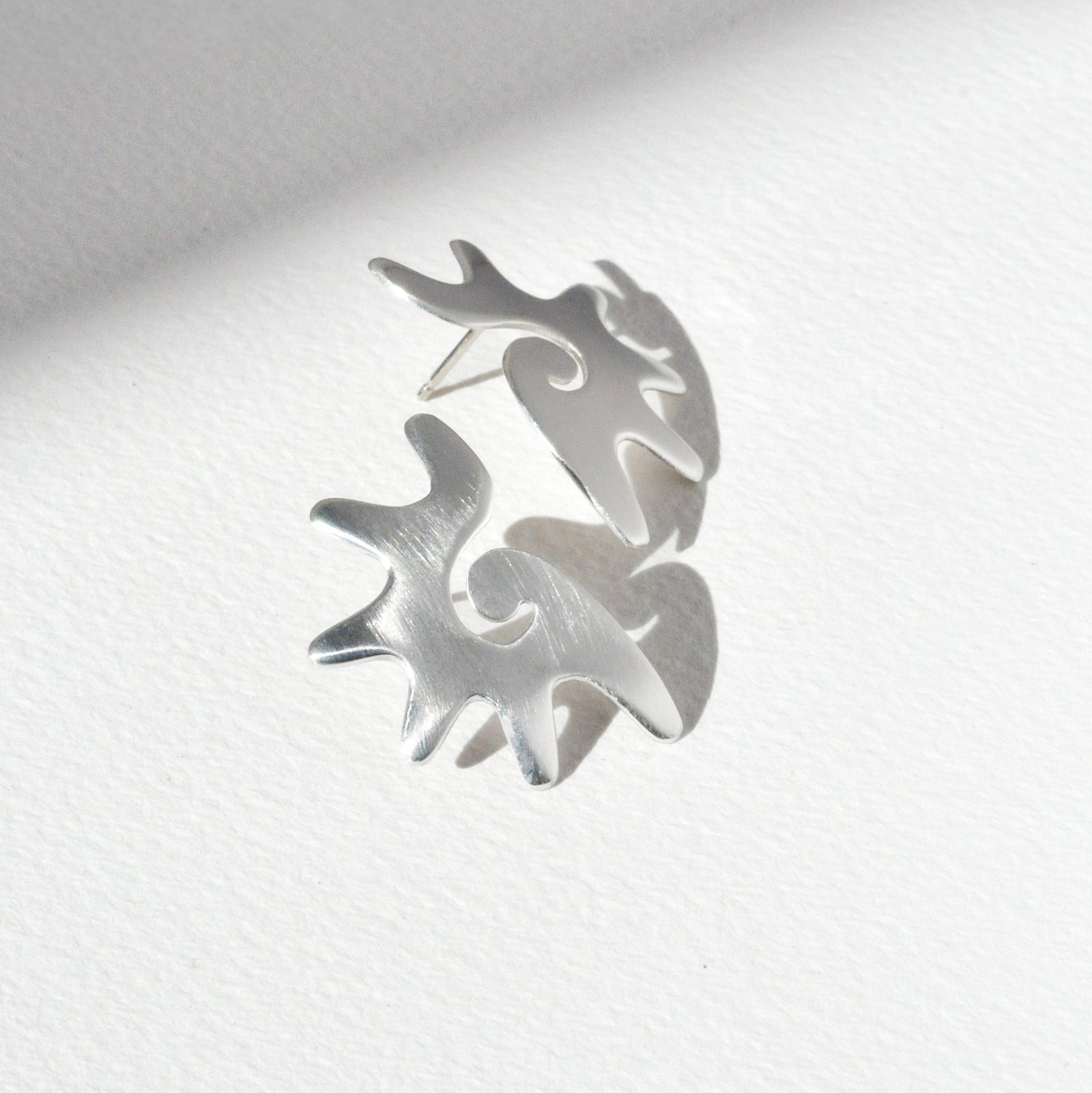 Vintage Sterling Sur Earrings