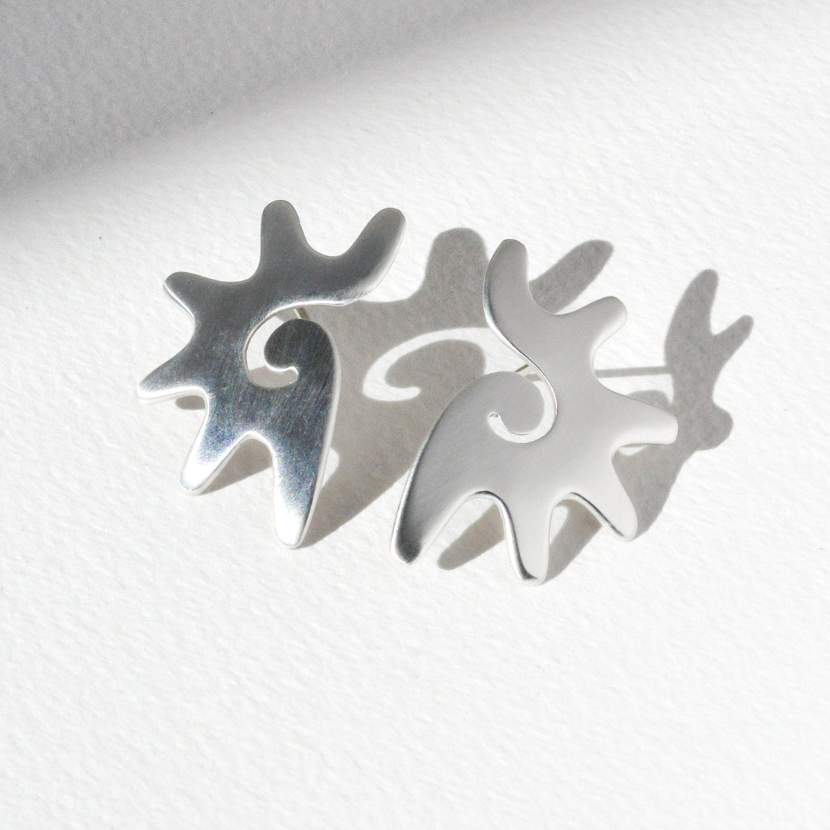 Vintage Sterling Sur Earrings