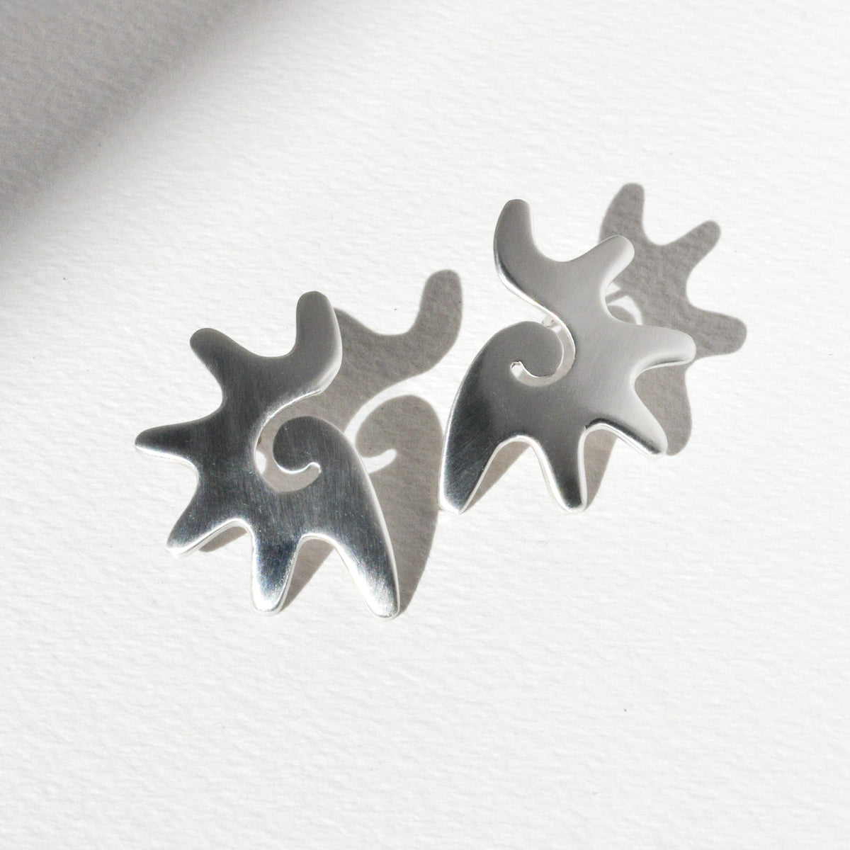 Vintage Sterling Sur Earrings