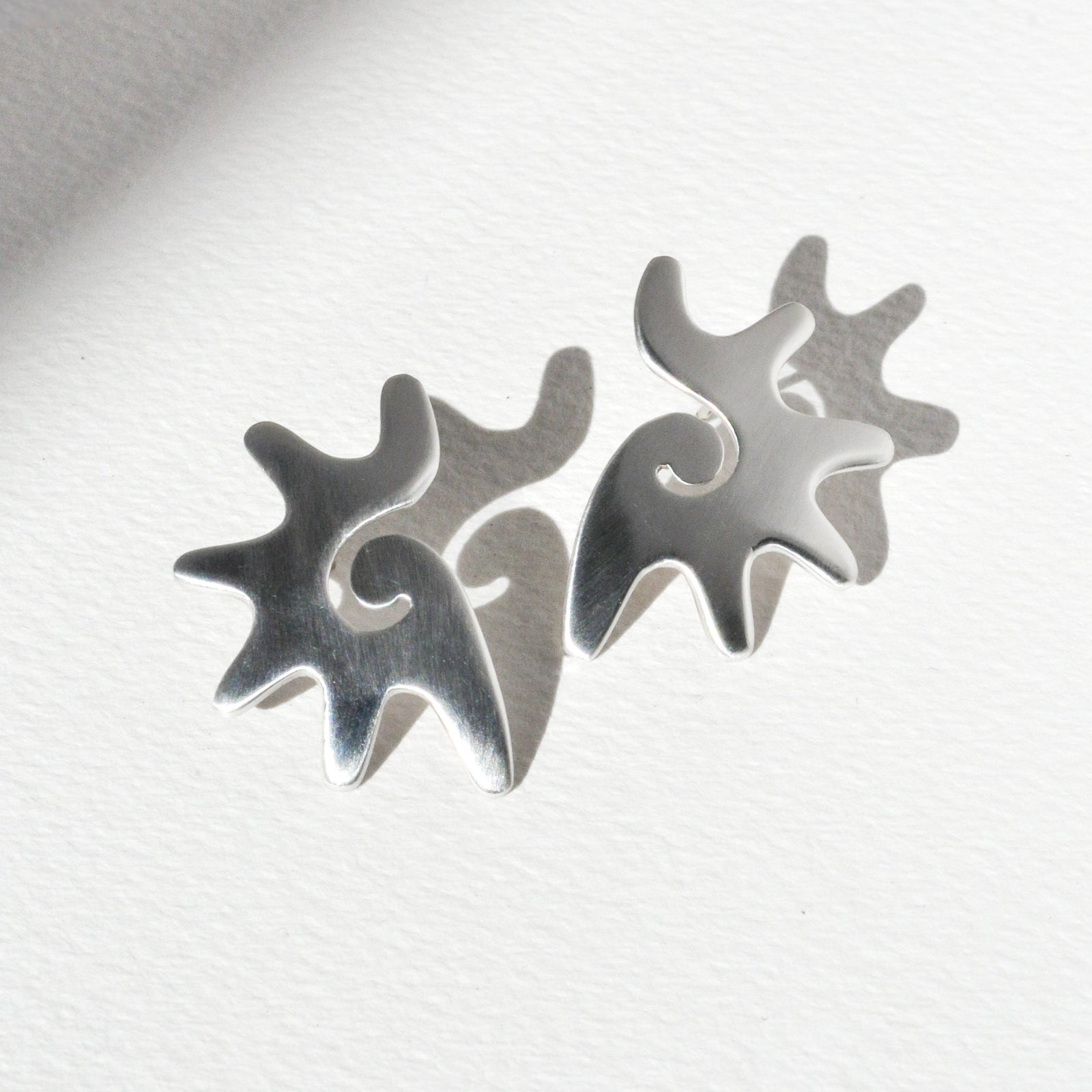 Vintage Sterling Sur Earrings