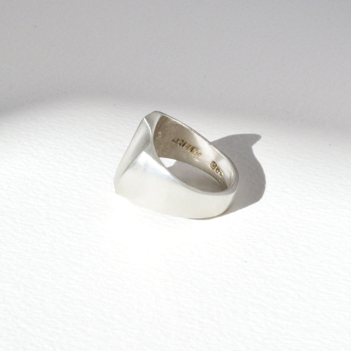 Vintage Modernist Sculpted Ridge Ring