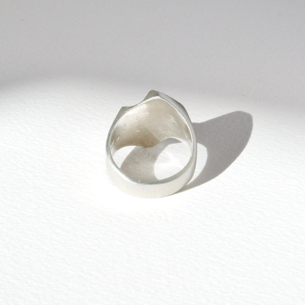 Vintage Modernist Sculpted Ridge Ring