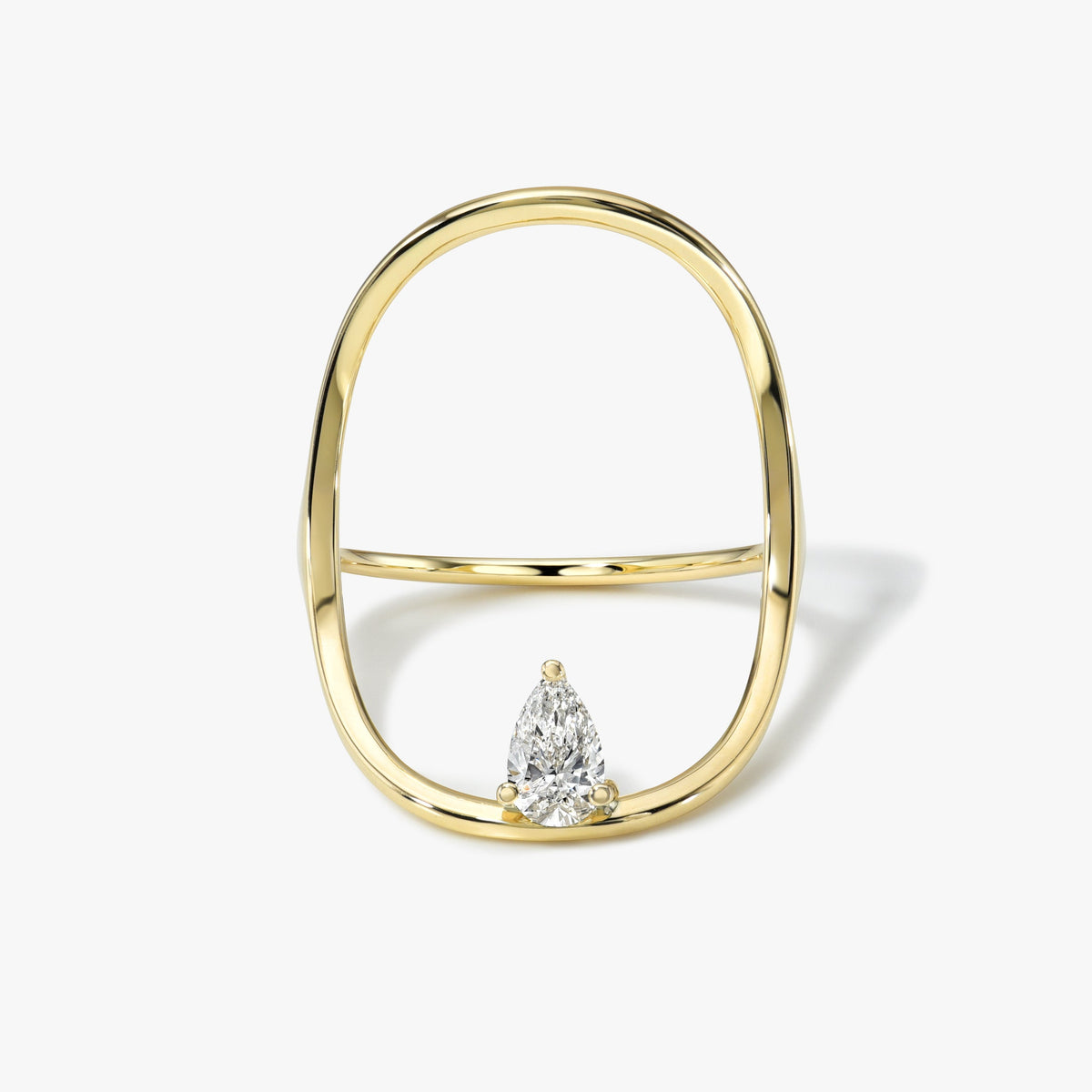 Pear Diamond Continuity Ring™