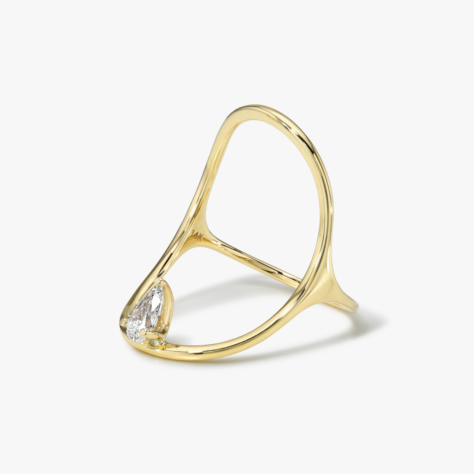 Pear Diamond Continuity Ring™