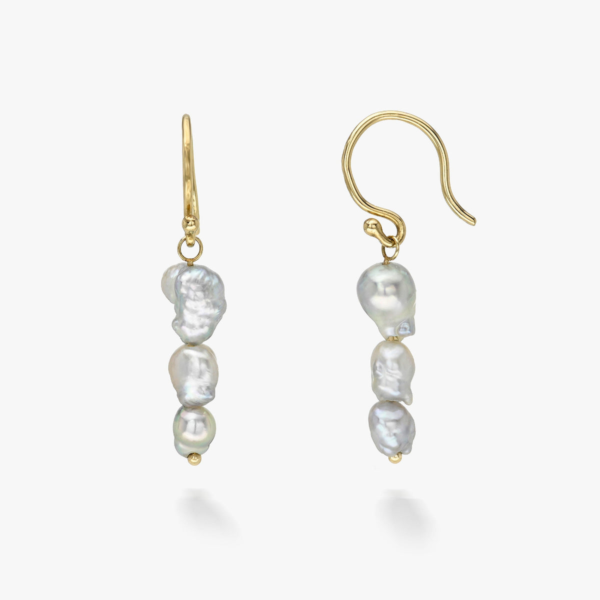 Triple Moon Earrings