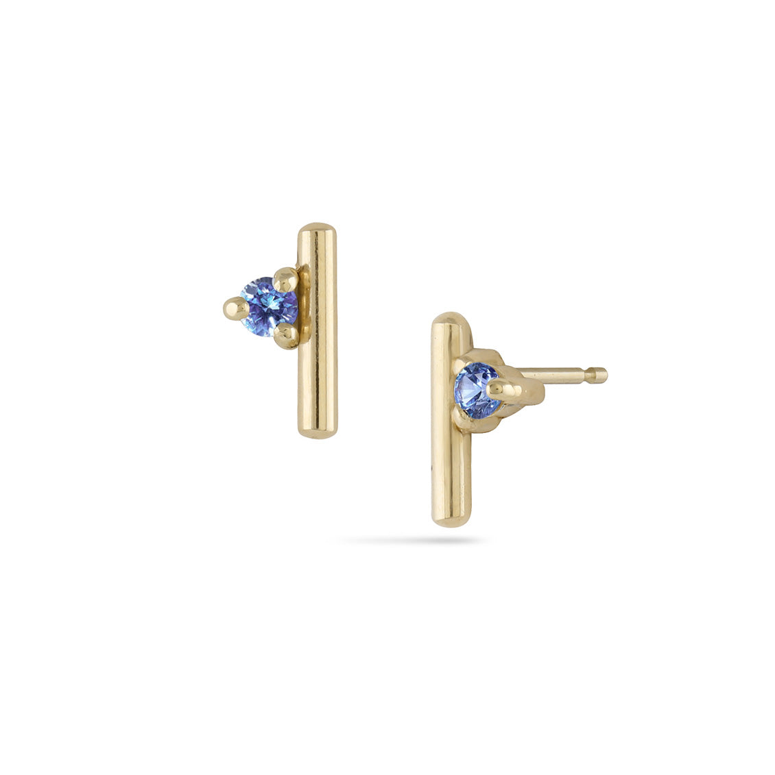 Sapphire Mini Andromeda Stud - Single