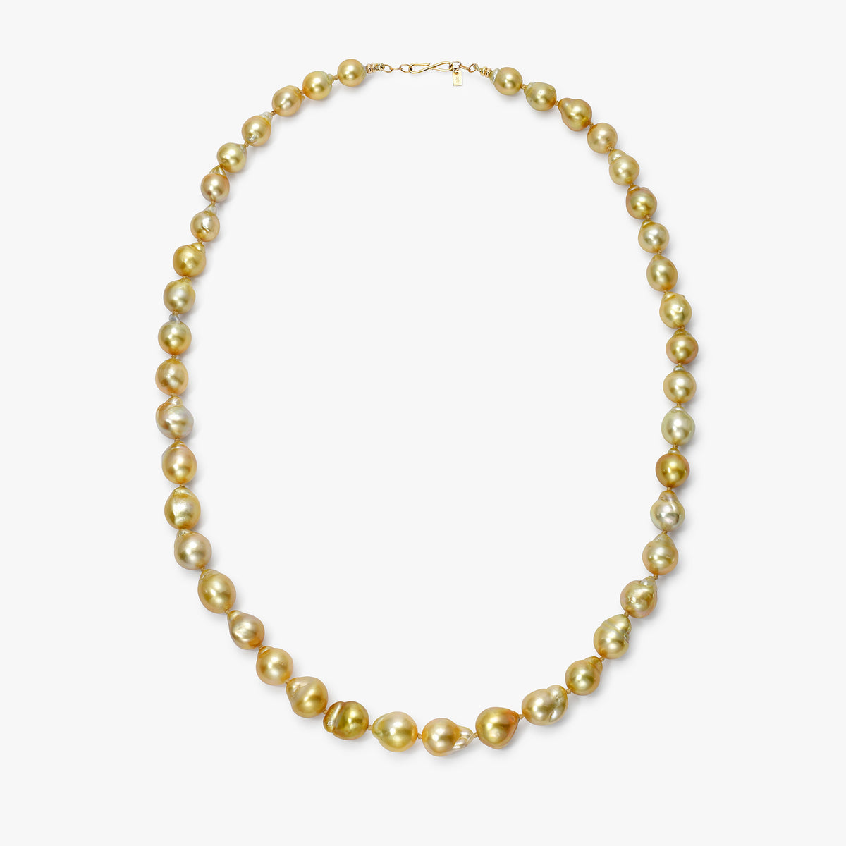 Beatrice South Sea Golden Baroque Pearl Necklace