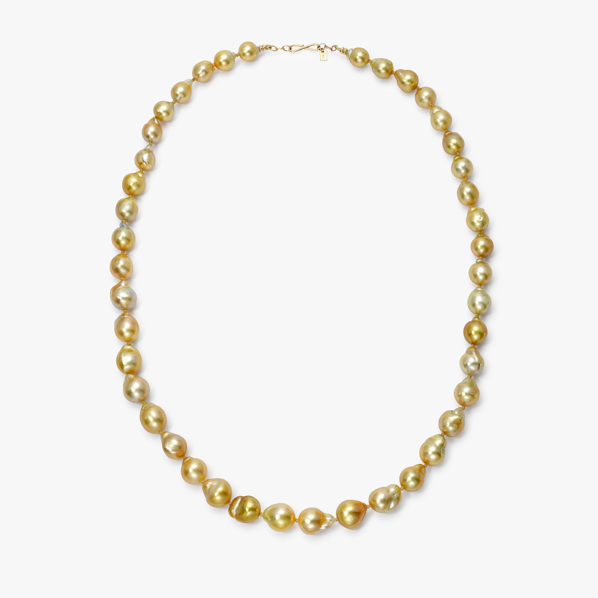Beatrice South Sea Golden Baroque Pearl Necklace