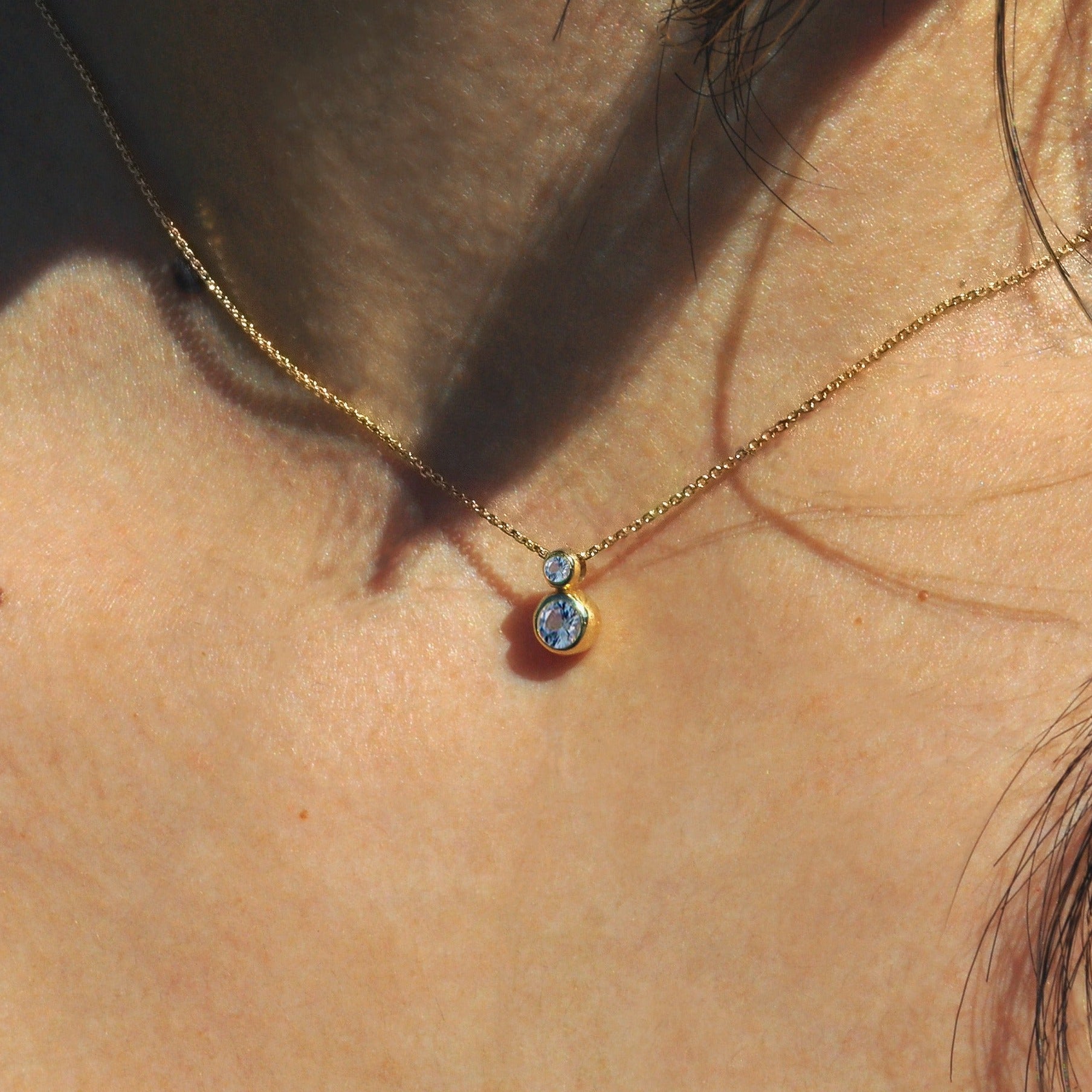 Dewdrop Gemstone Necklace