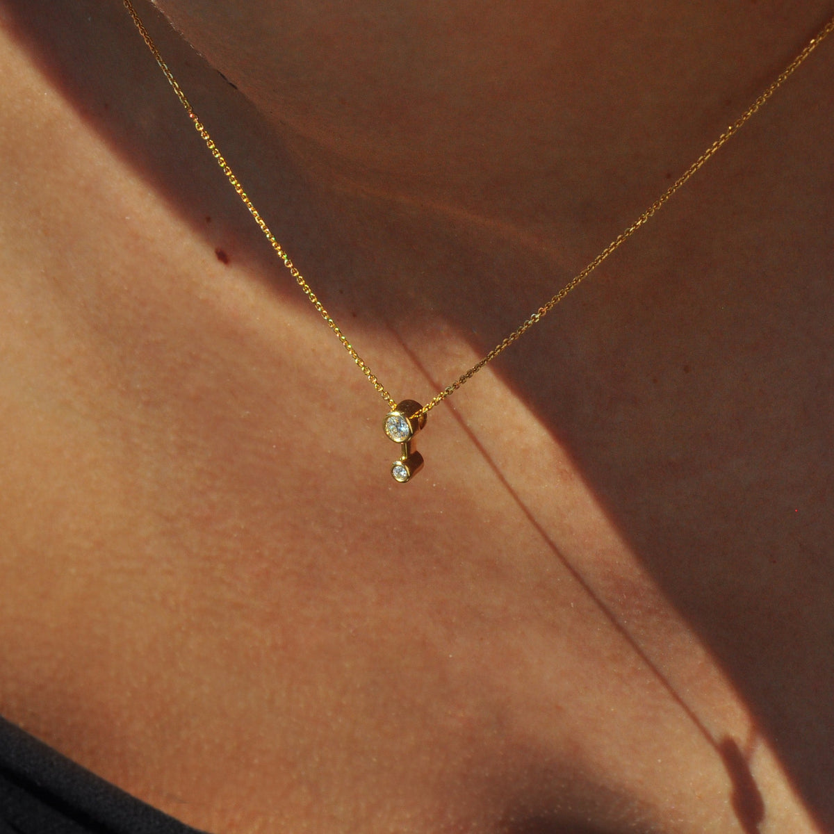 Duo Diamond Necklace