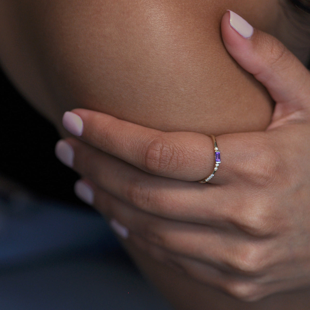 Pleiades Birthstone Ring