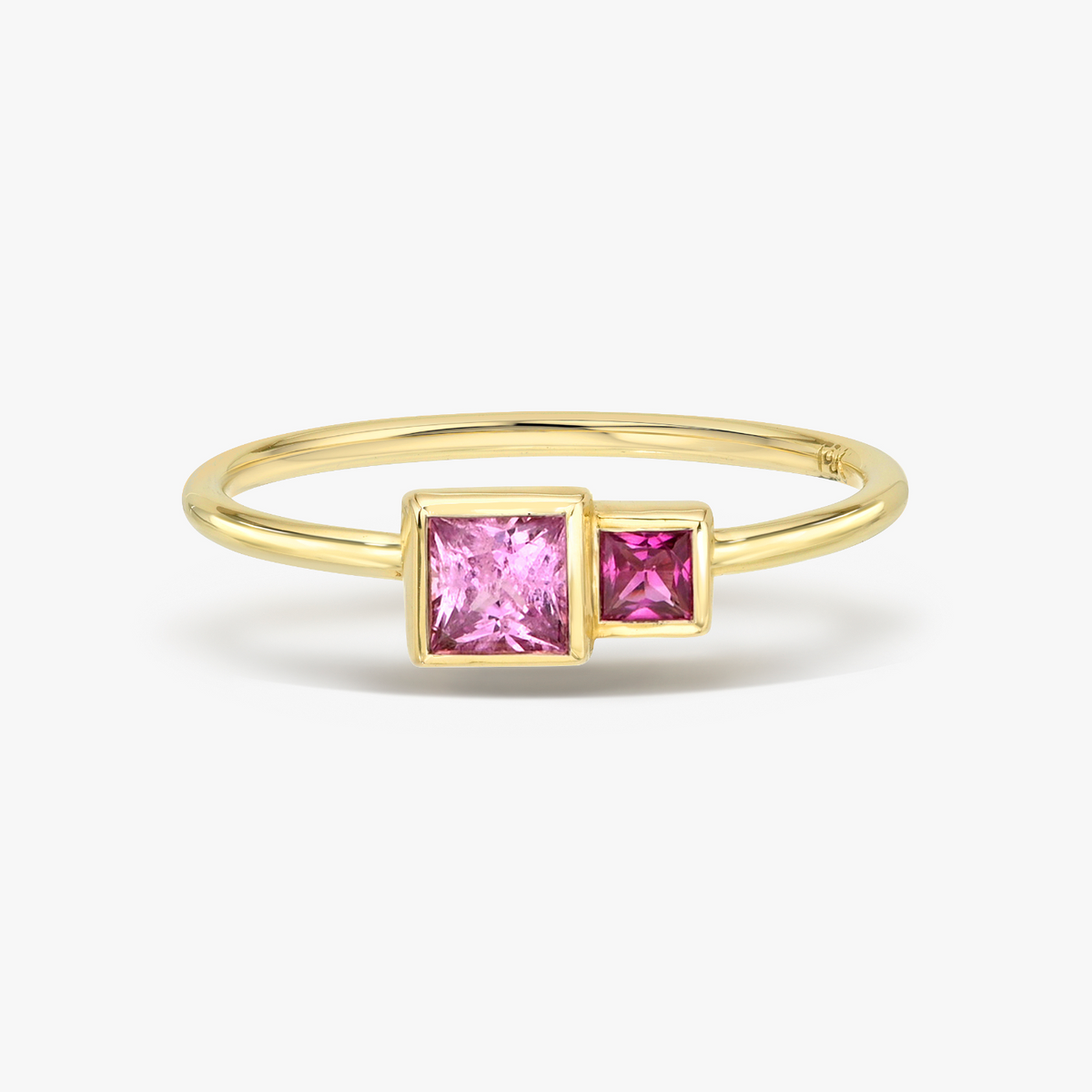 Rose Sapphire Savoye Ring