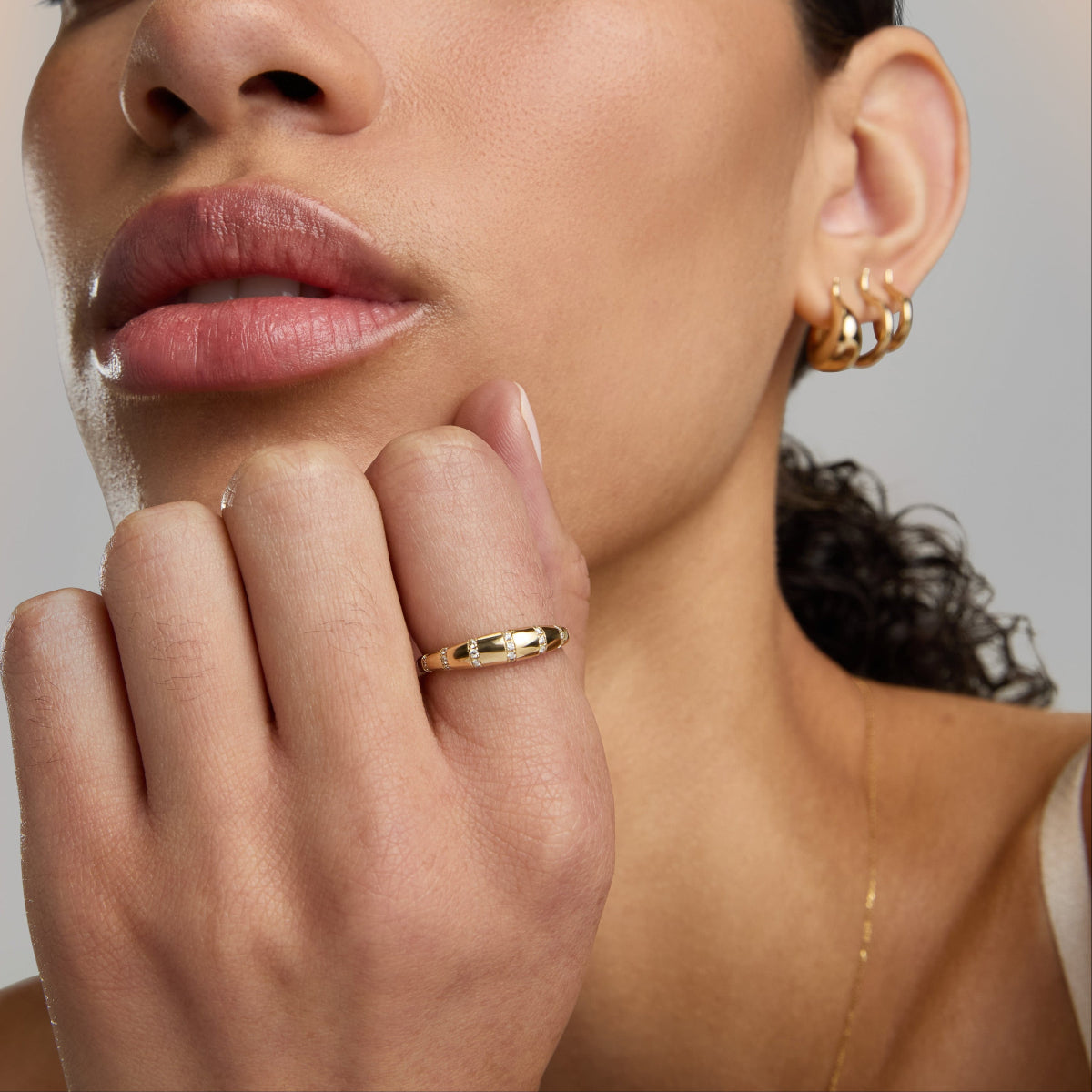 Diamond Stripe Bubble Band