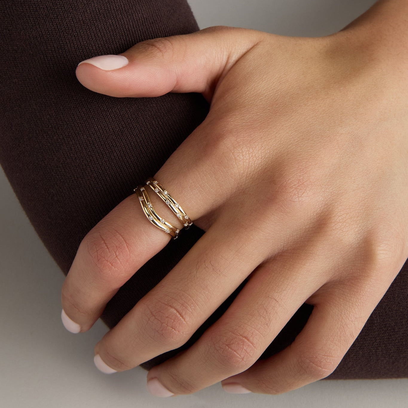 Checkerboard Double Ellipse Band