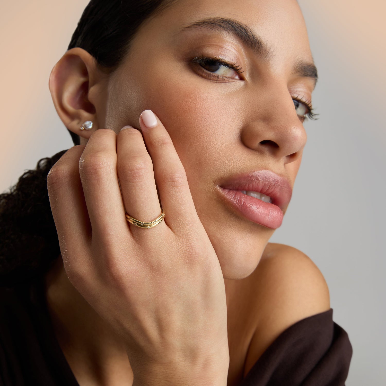 Checkerboard Double Ellipse Band