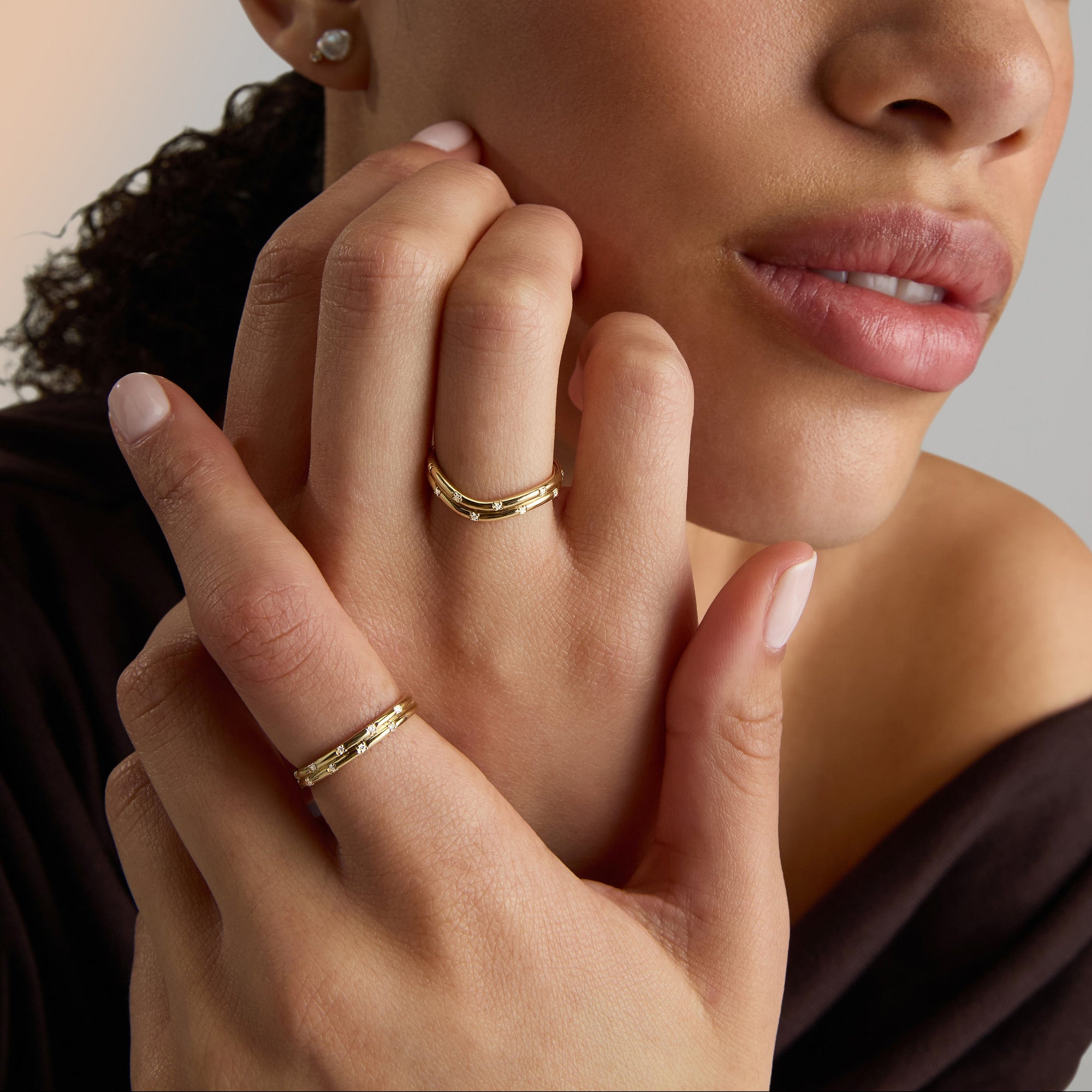 Checkerboard Double Ellipse Band