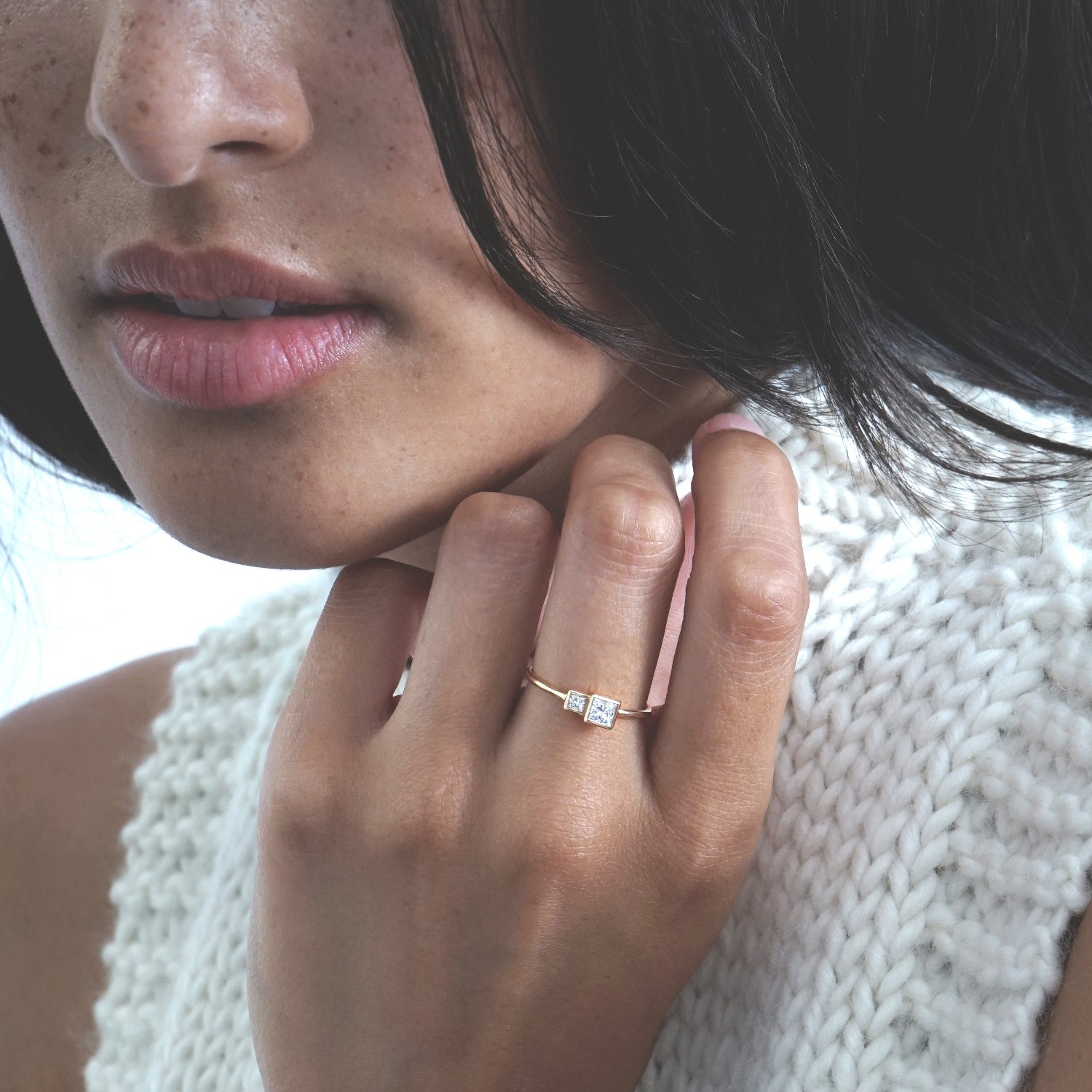 Diamond Toi et Moi Savoye Ring