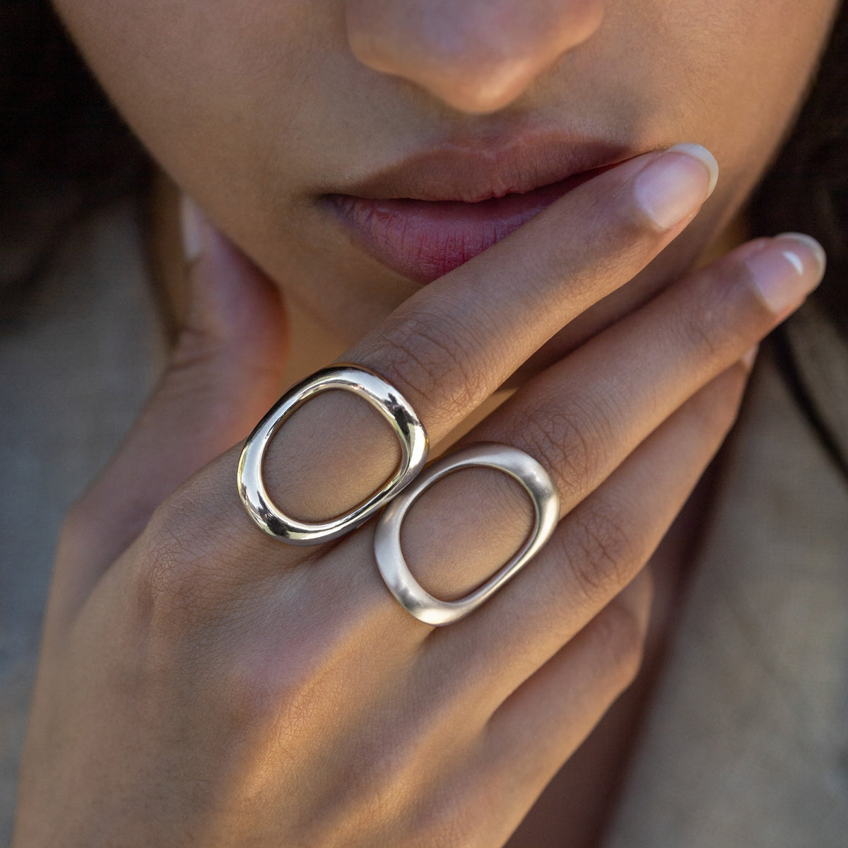 Bold Continuity Ring™, Sterling Silver