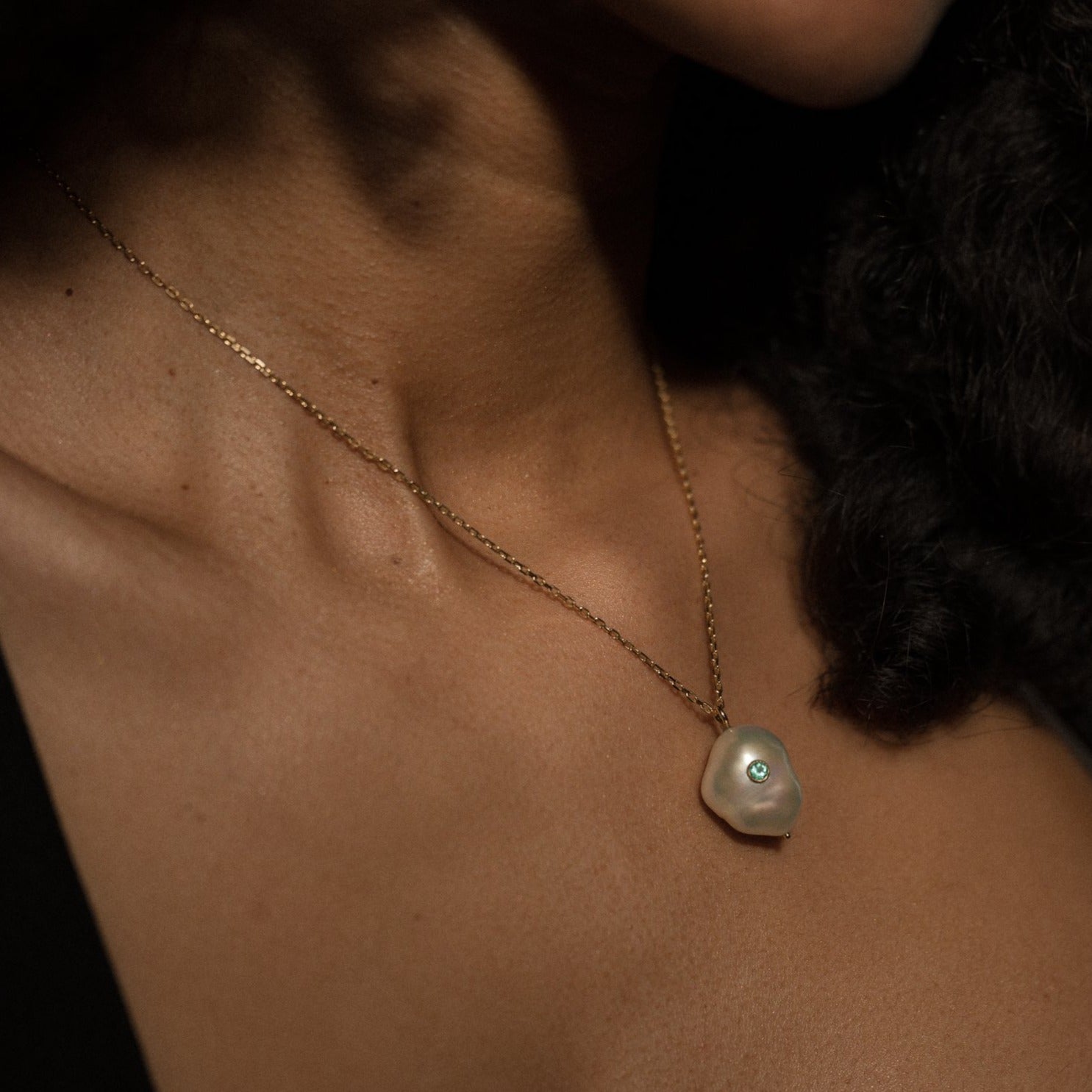 Kenna Birthstone Pearl Necklace