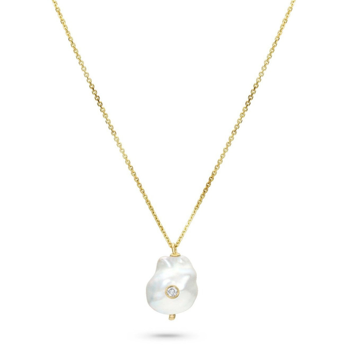 Baby Baroque Diamond Necklace