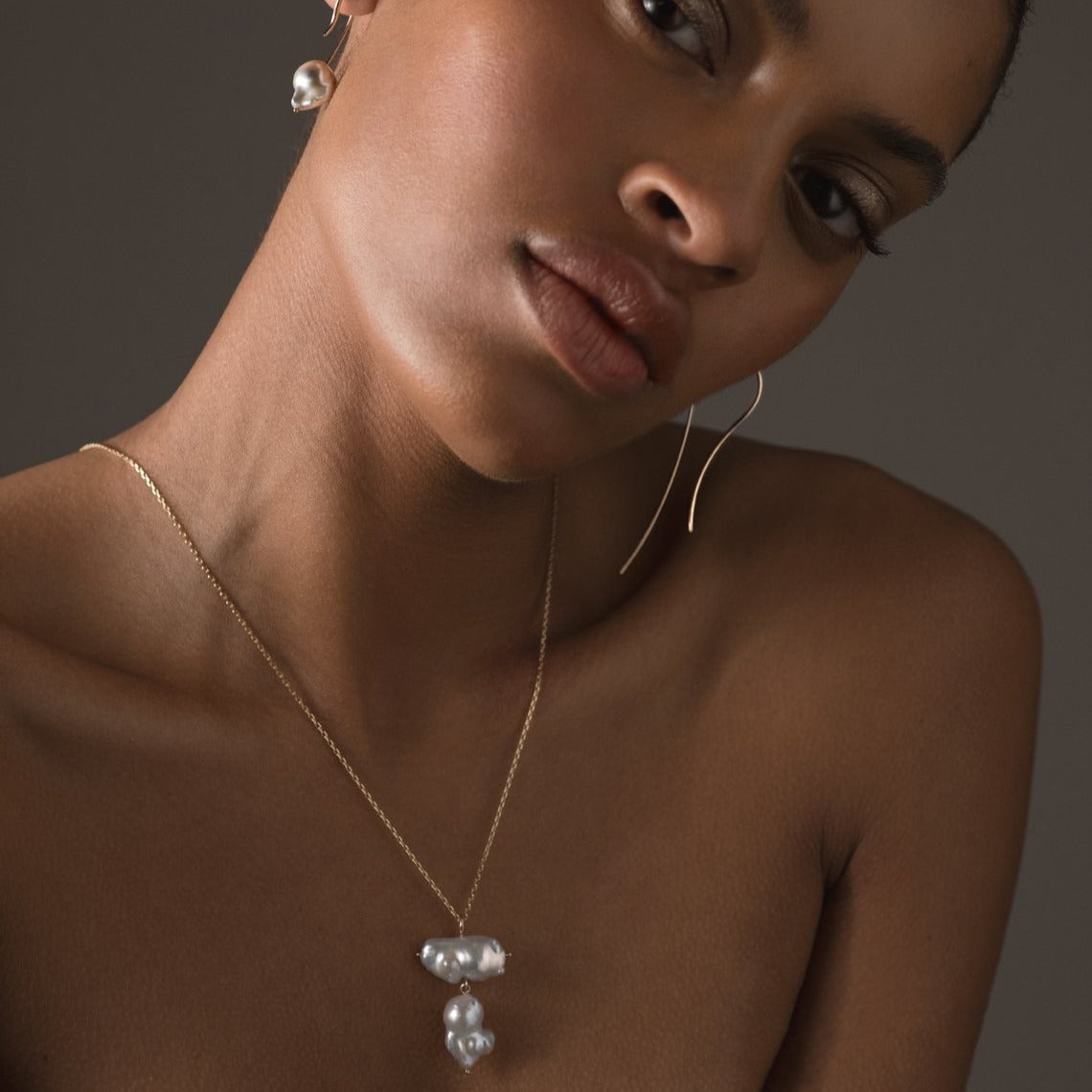 Double Baroque Pearl Necklace