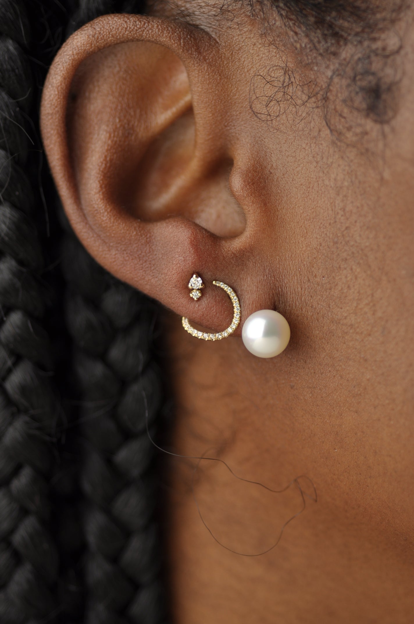 Pearl Floater Ear Jackets