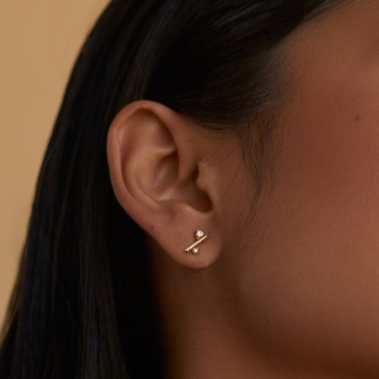 Blue Akoya Andromeda Ear Jackets