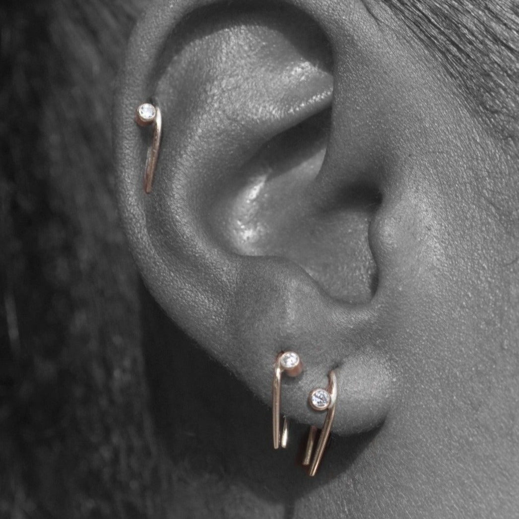 Diamond Hug Earrings