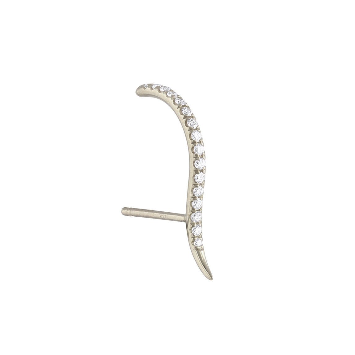 Forme Suspender Earrings, Diamond