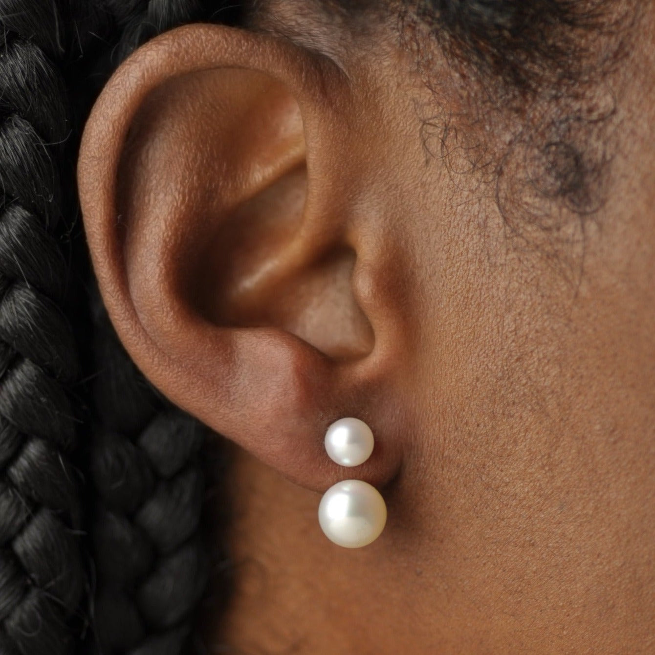 Pearl Chain Ear Jackets - Jewels & Aces