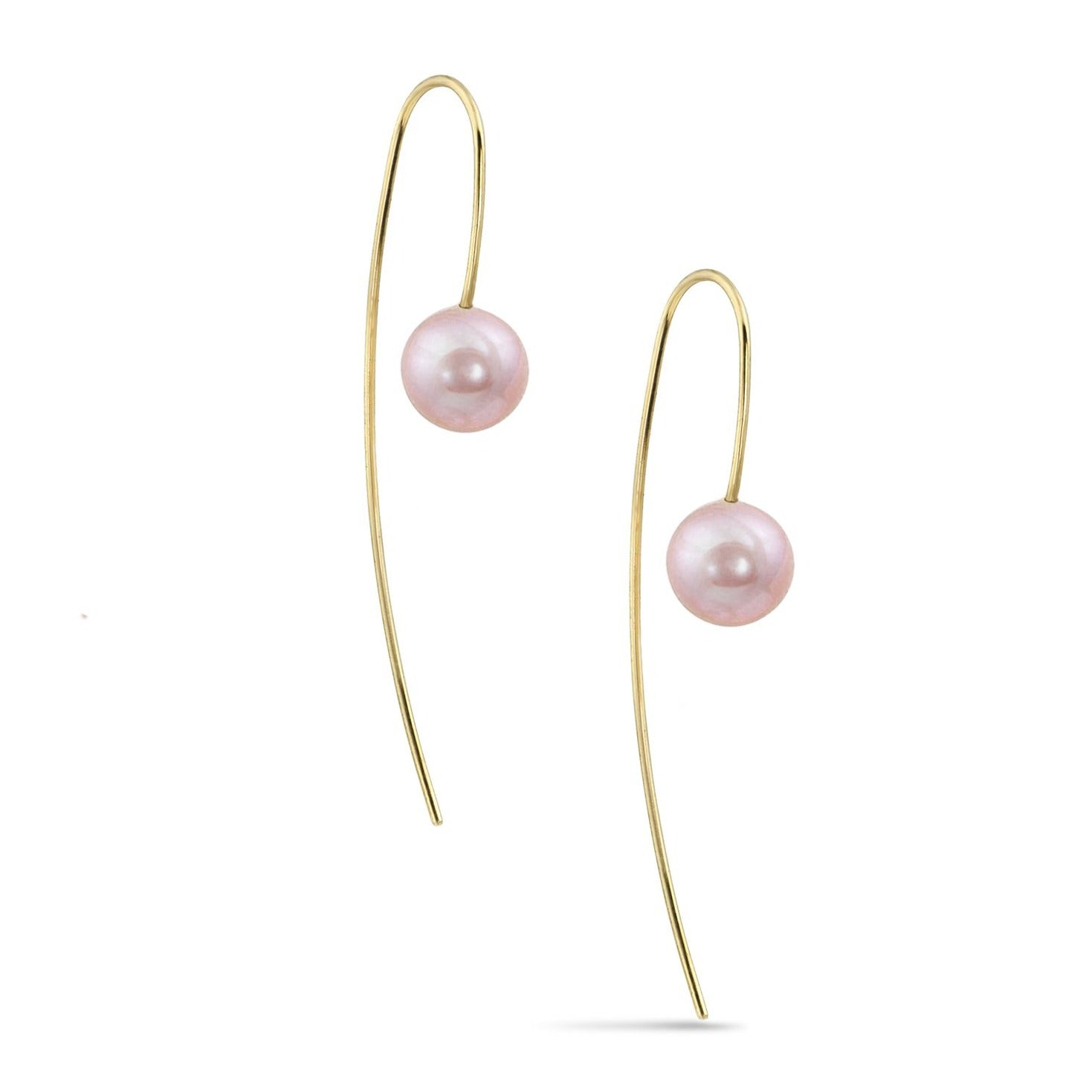 Nova Pearl Earrings, Pink
