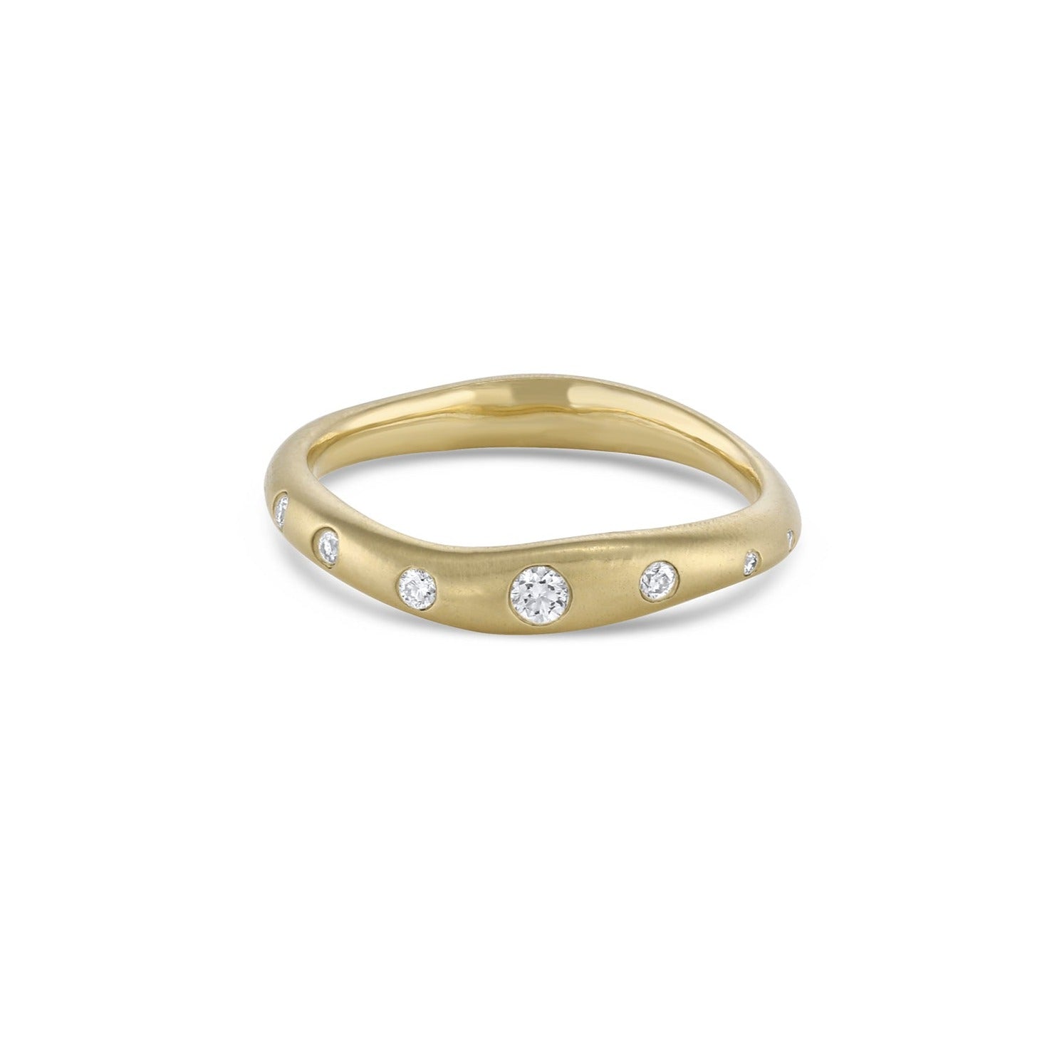 Quinta Diamond Stack Ring | White/Space