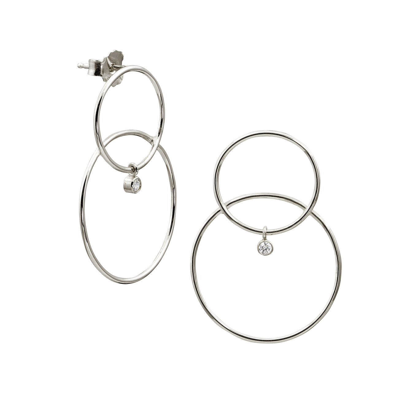 Scarpa Diamond Earrings