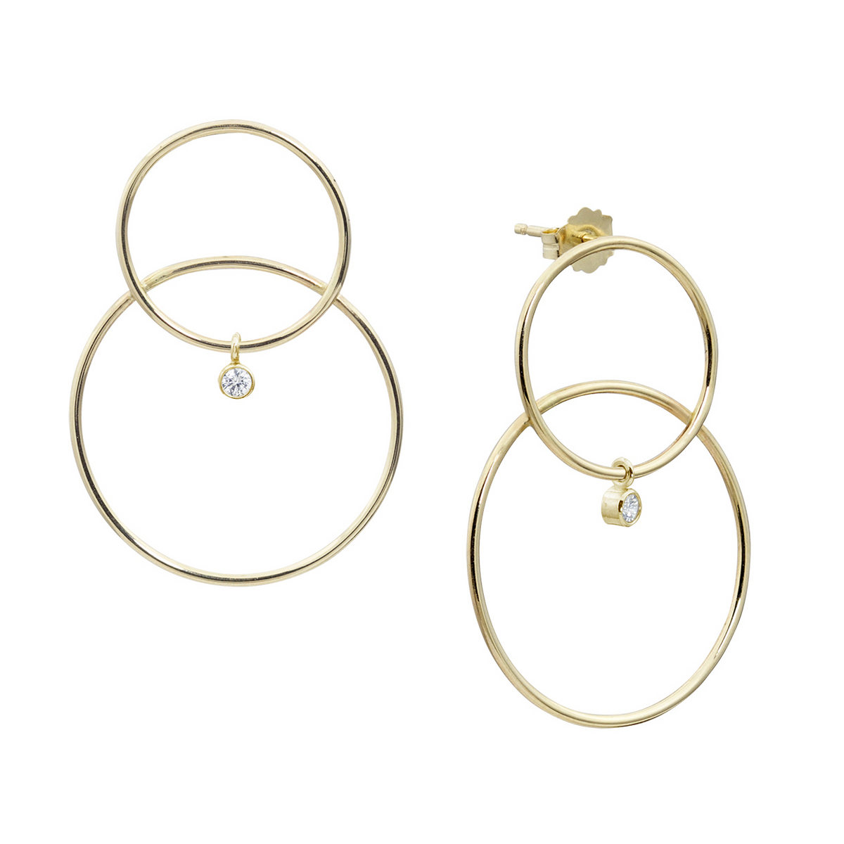 Scarpa Diamond Earrings