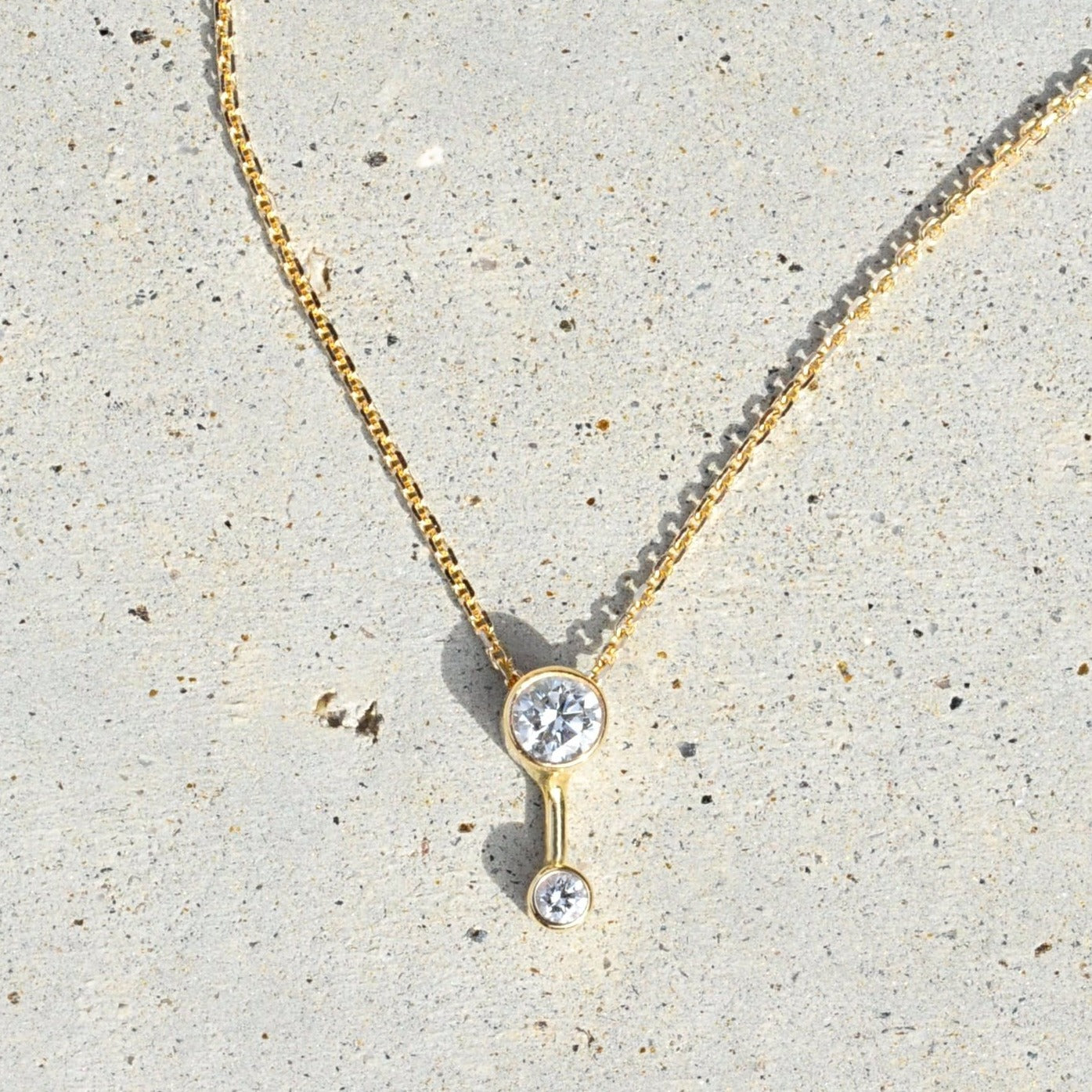 Duo Diamond Necklace