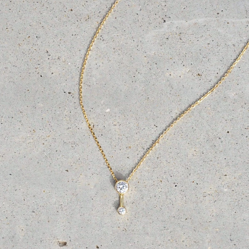 Duo Diamond Necklace