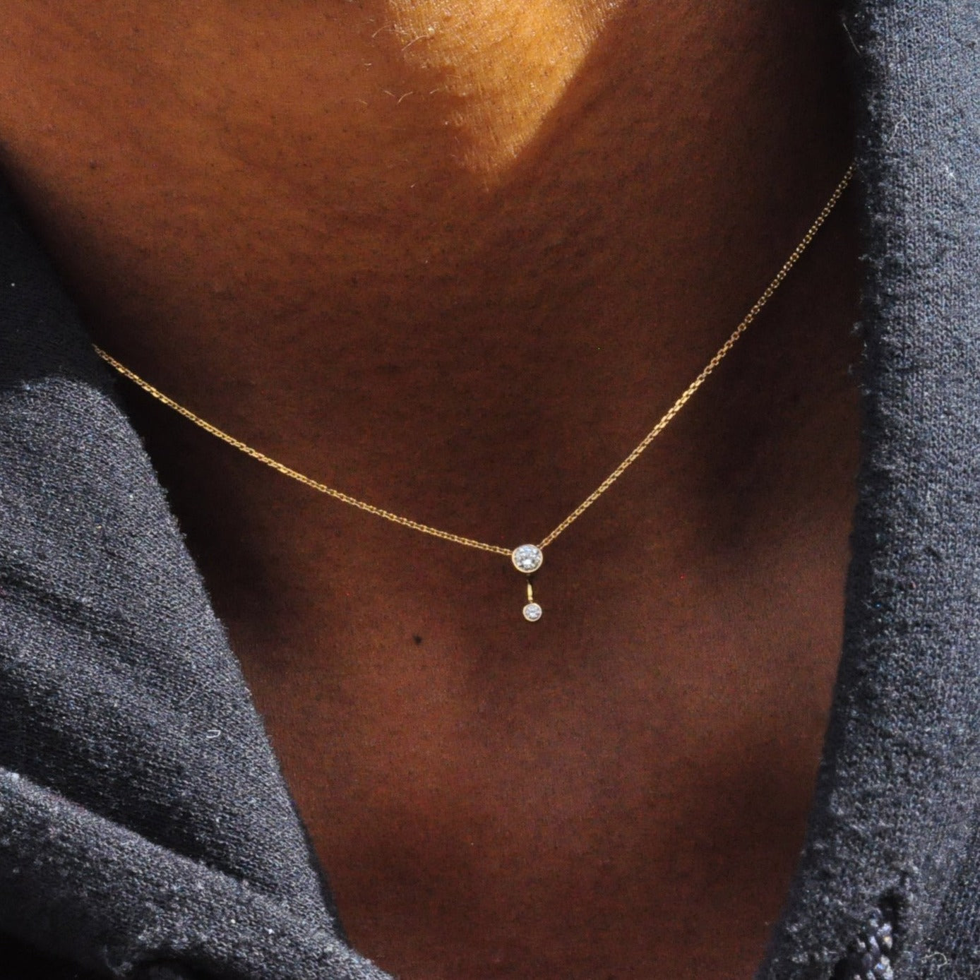 Duo Diamond Necklace