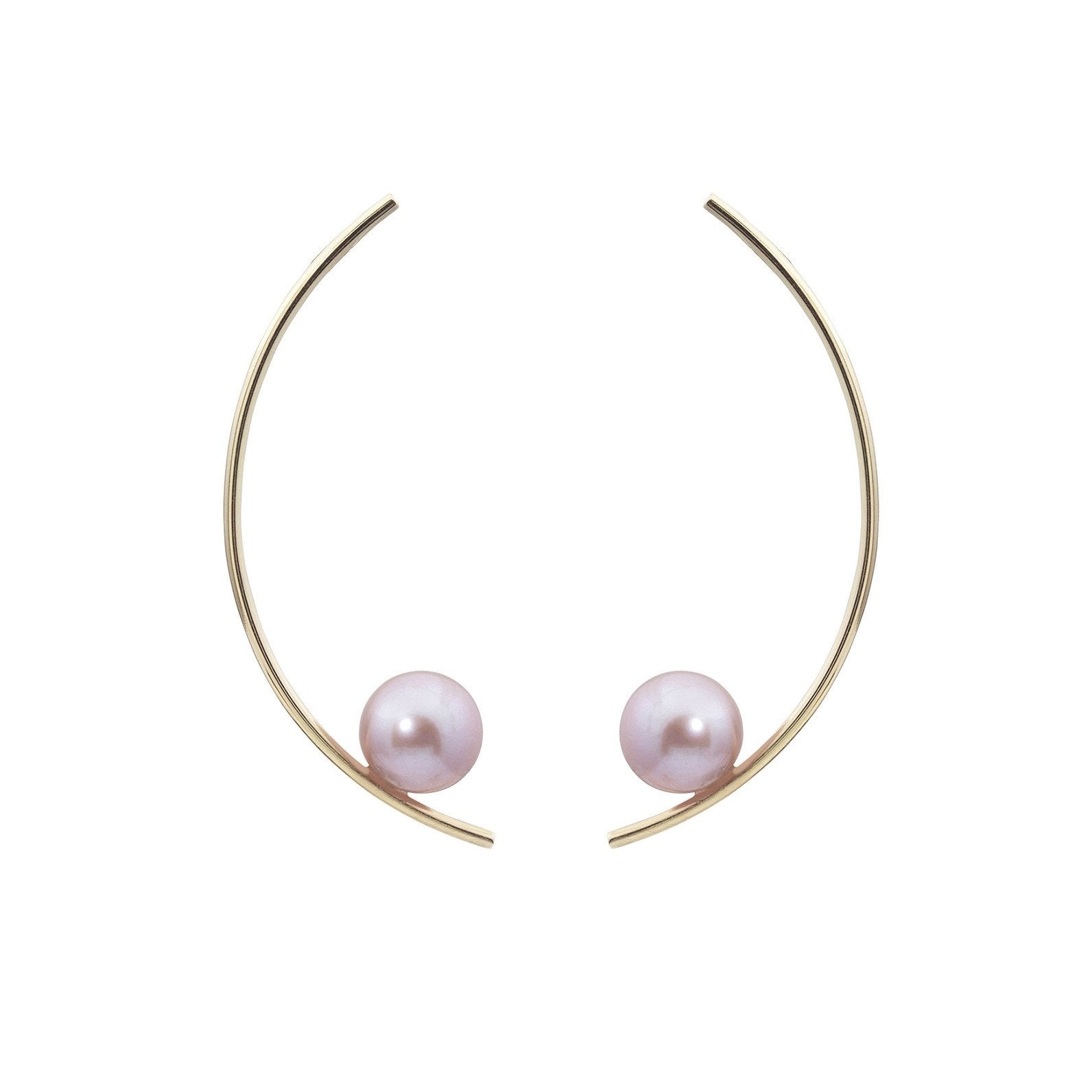 Treviso Earrings, Pink Pearl