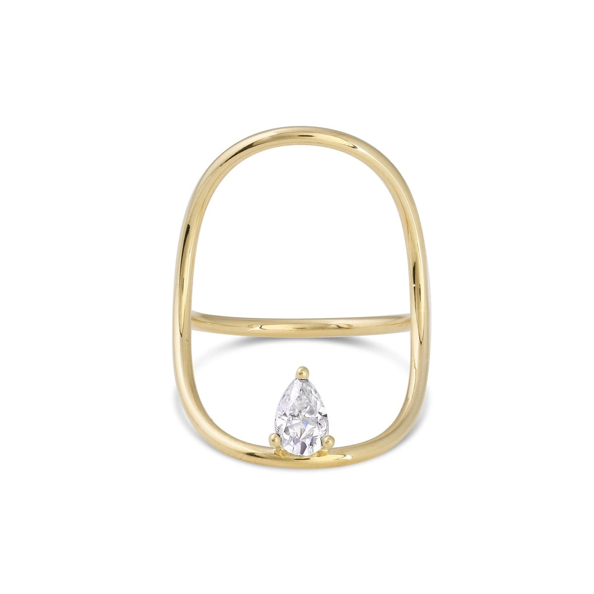 Pear Diamond Continuity Ring™