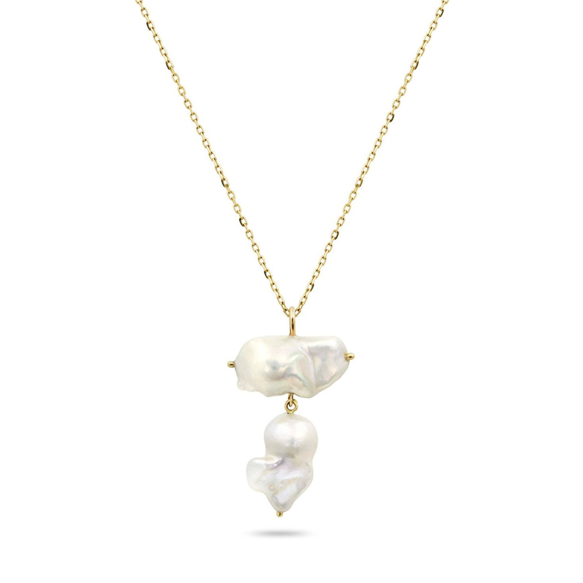 Double Baroque Pearl Necklace