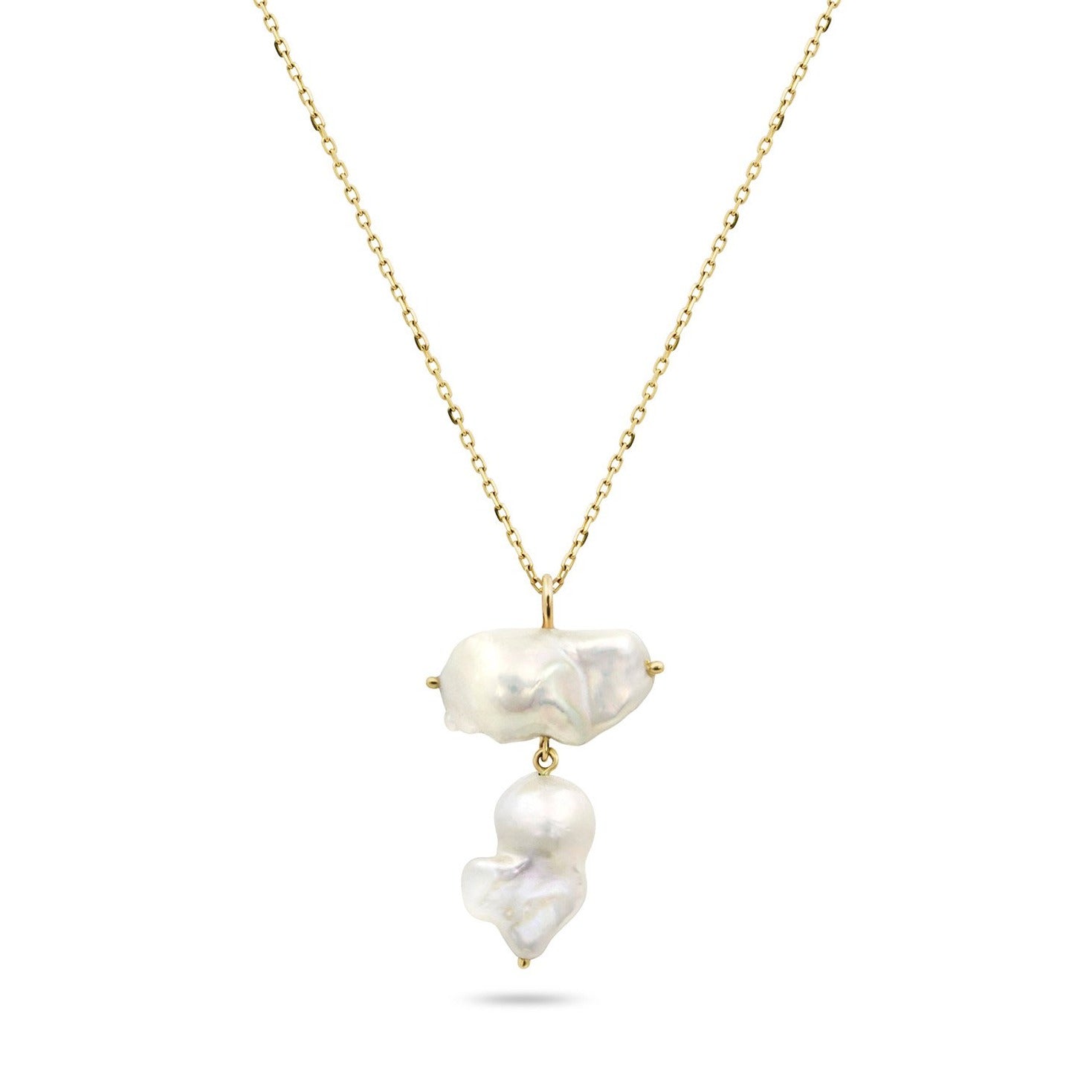 Double Baroque Pearl Necklace