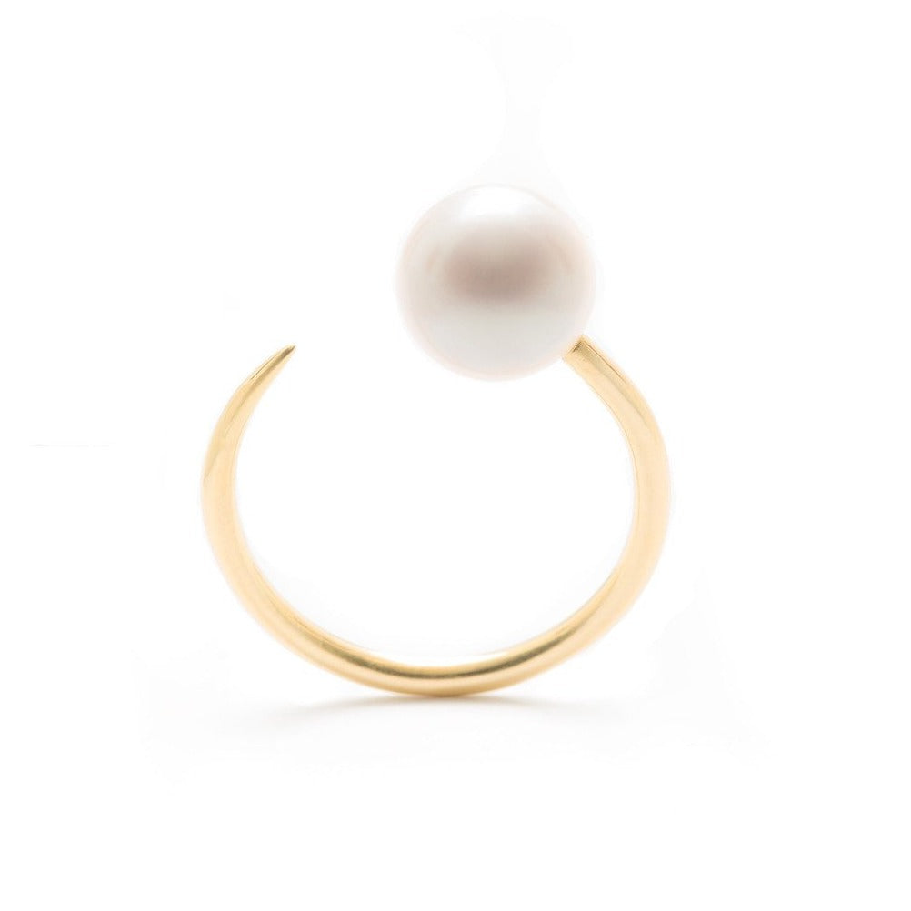 Illusion Ring, White or Pink Pearl